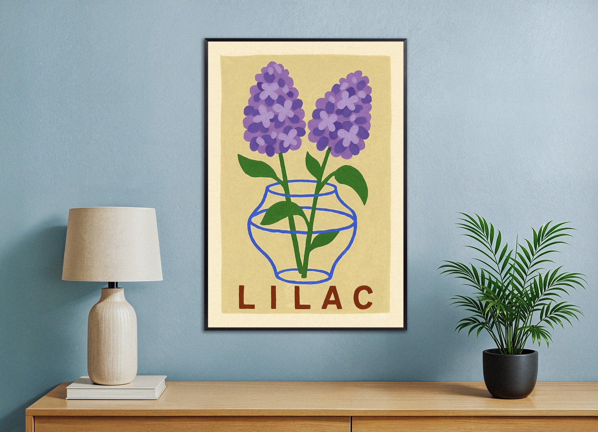Fleurs de Lilas - Affiche