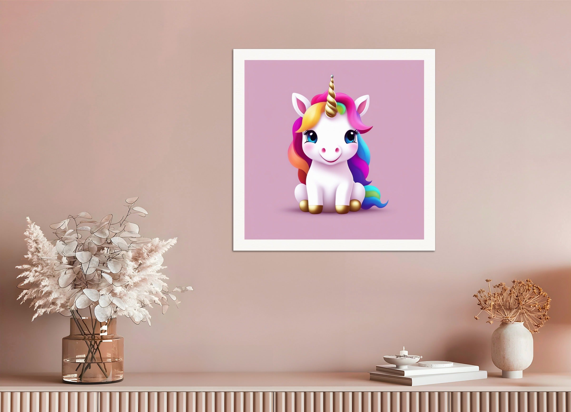 Poster: , A baby cute unicorn
