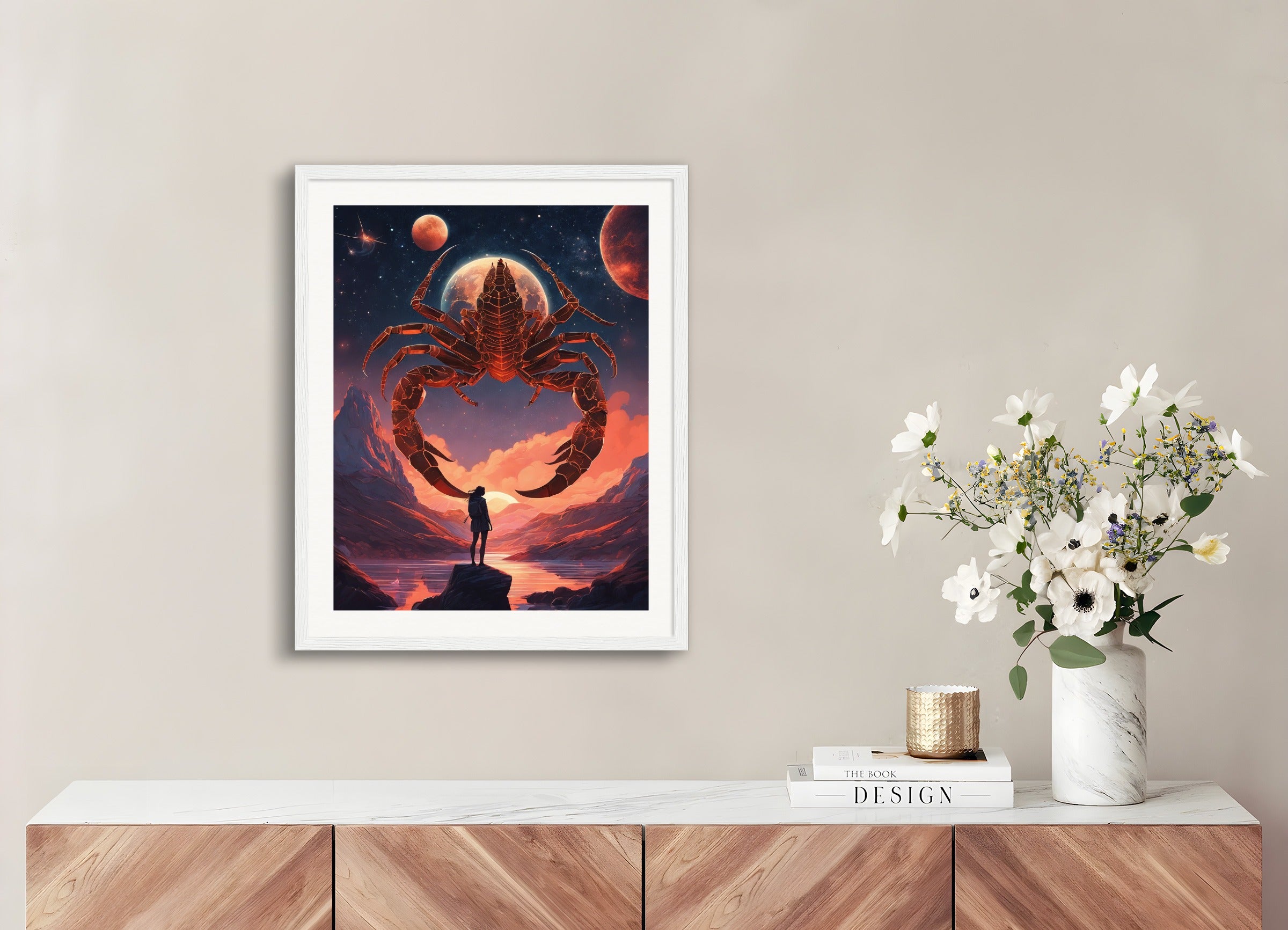 Poster with wood frame: Lo-fi,