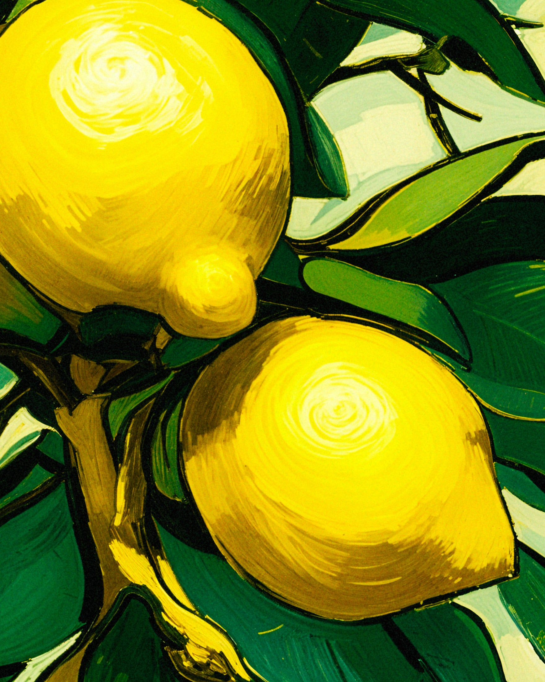 Citrons de Sorrente - Affiche