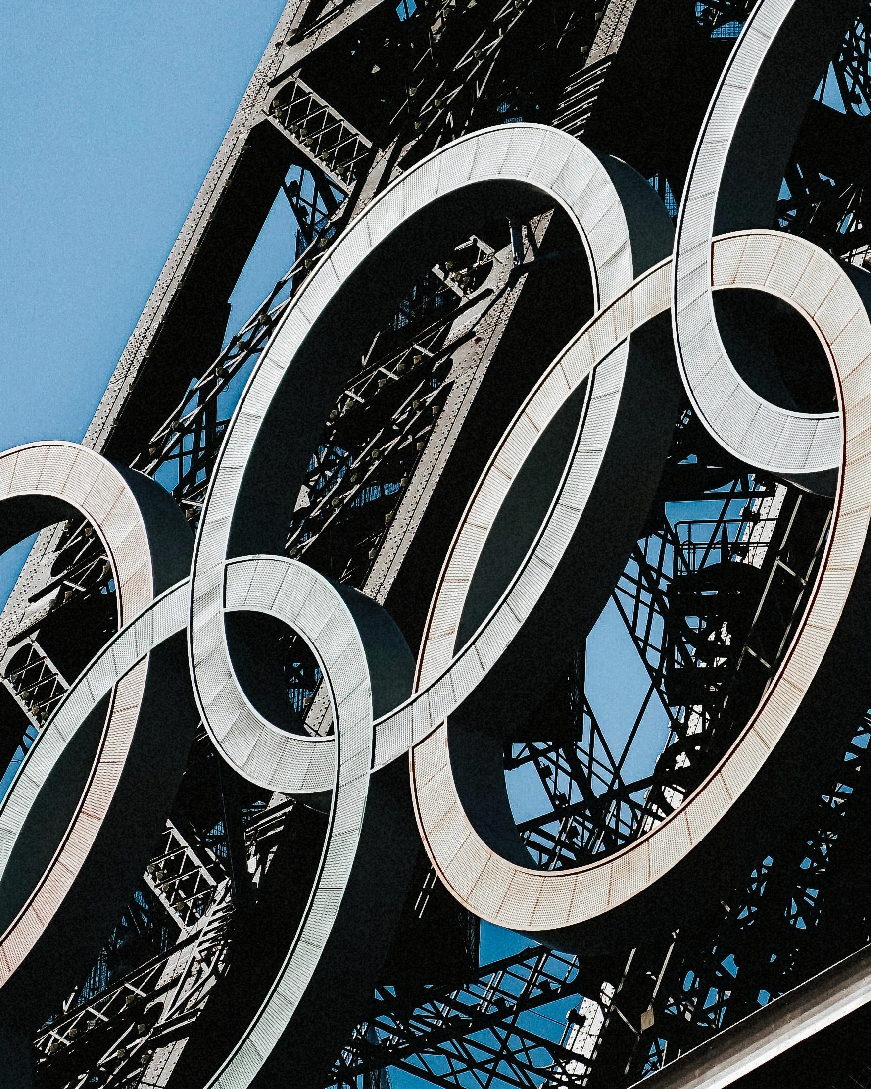 Affiche JO 2024, Paris, Tour Eiffel