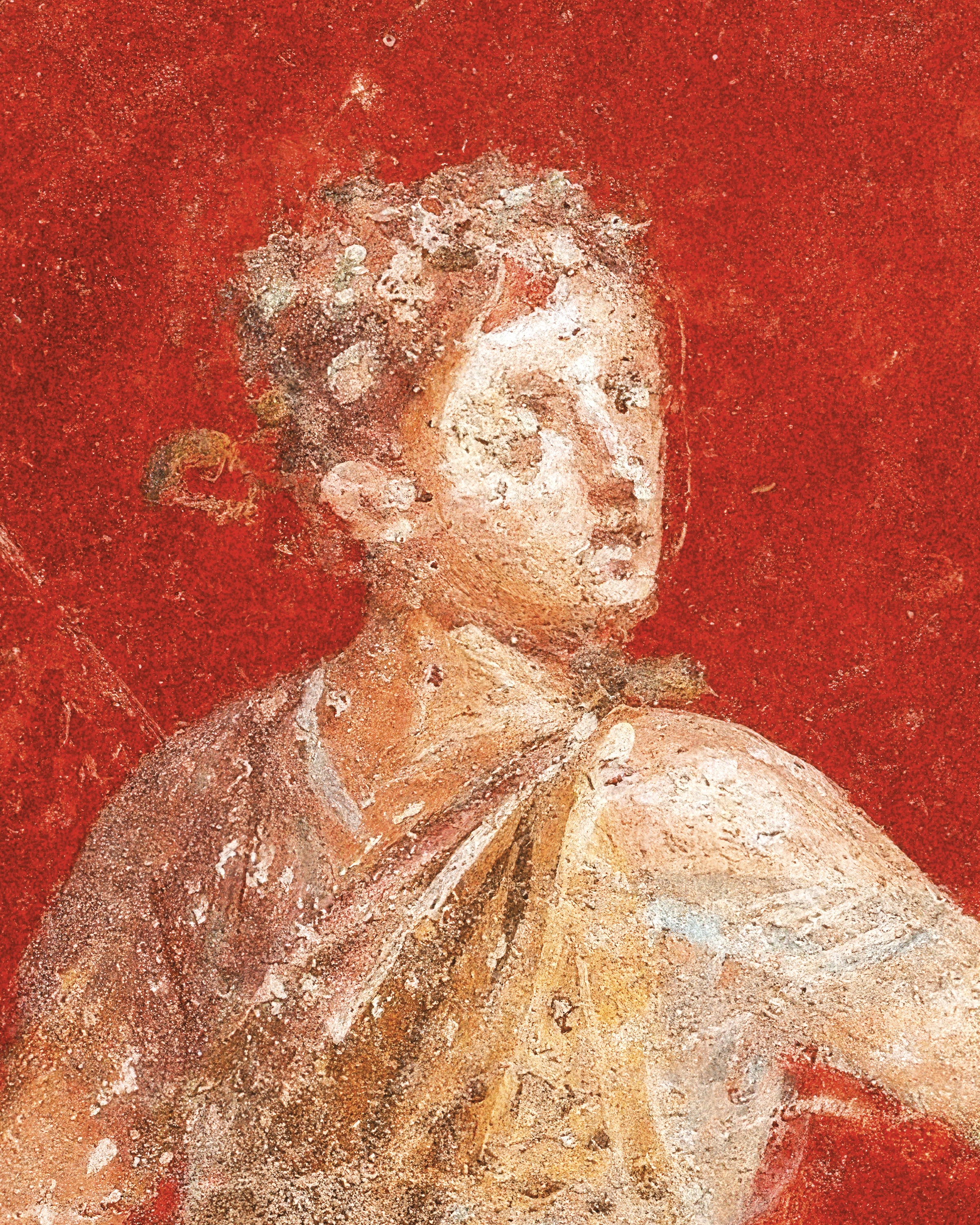 Fresque de Ménade volante