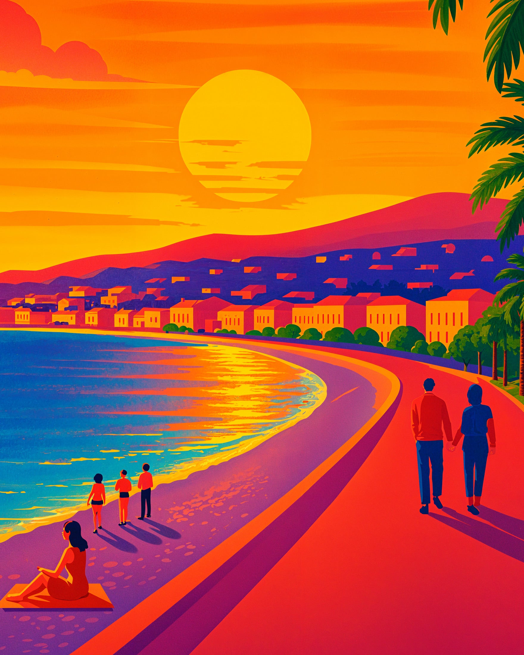 Nice – Promenade des Anglais - Affiche