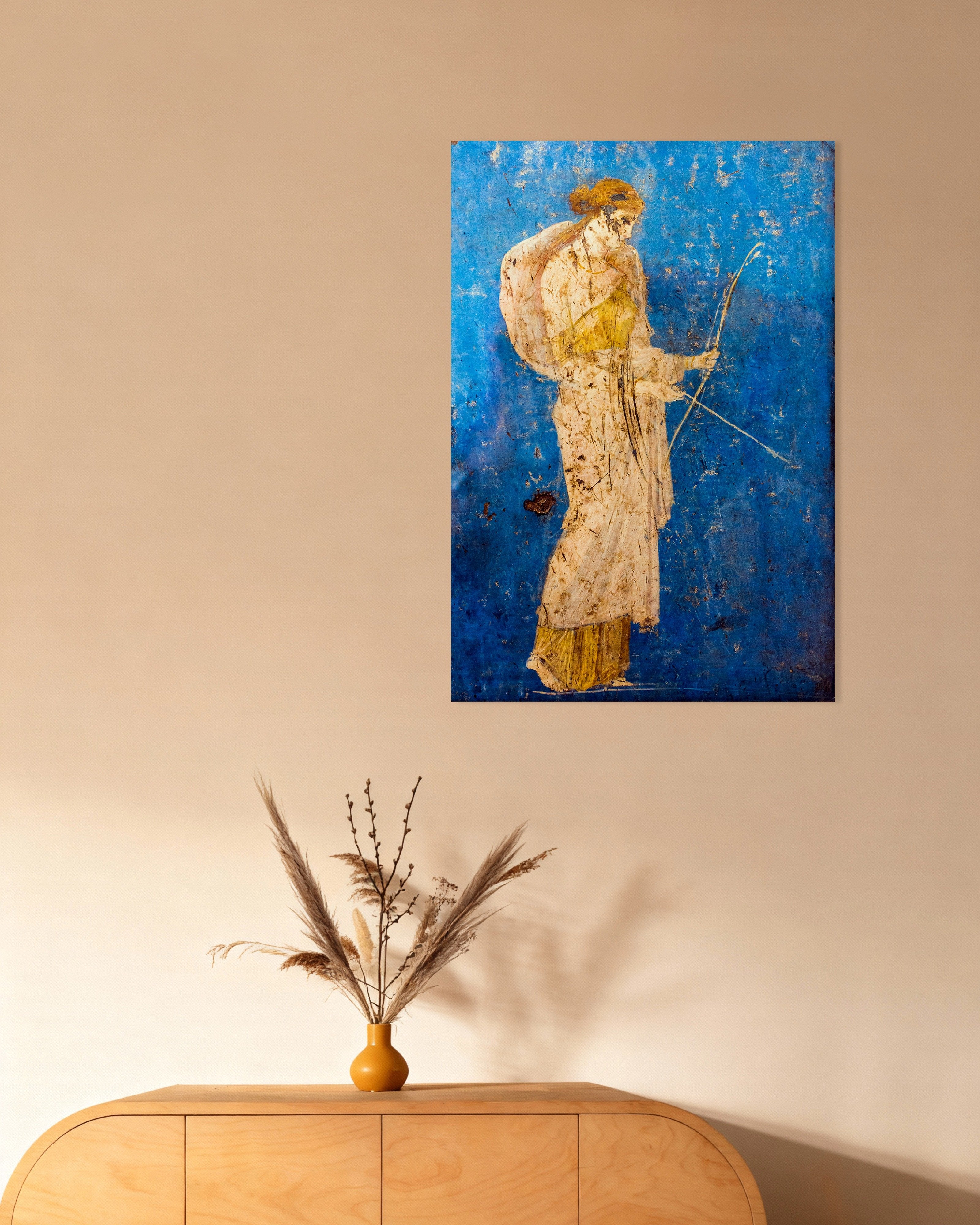 Poster of Artemis Wall Fresco – Roman Mural Poster