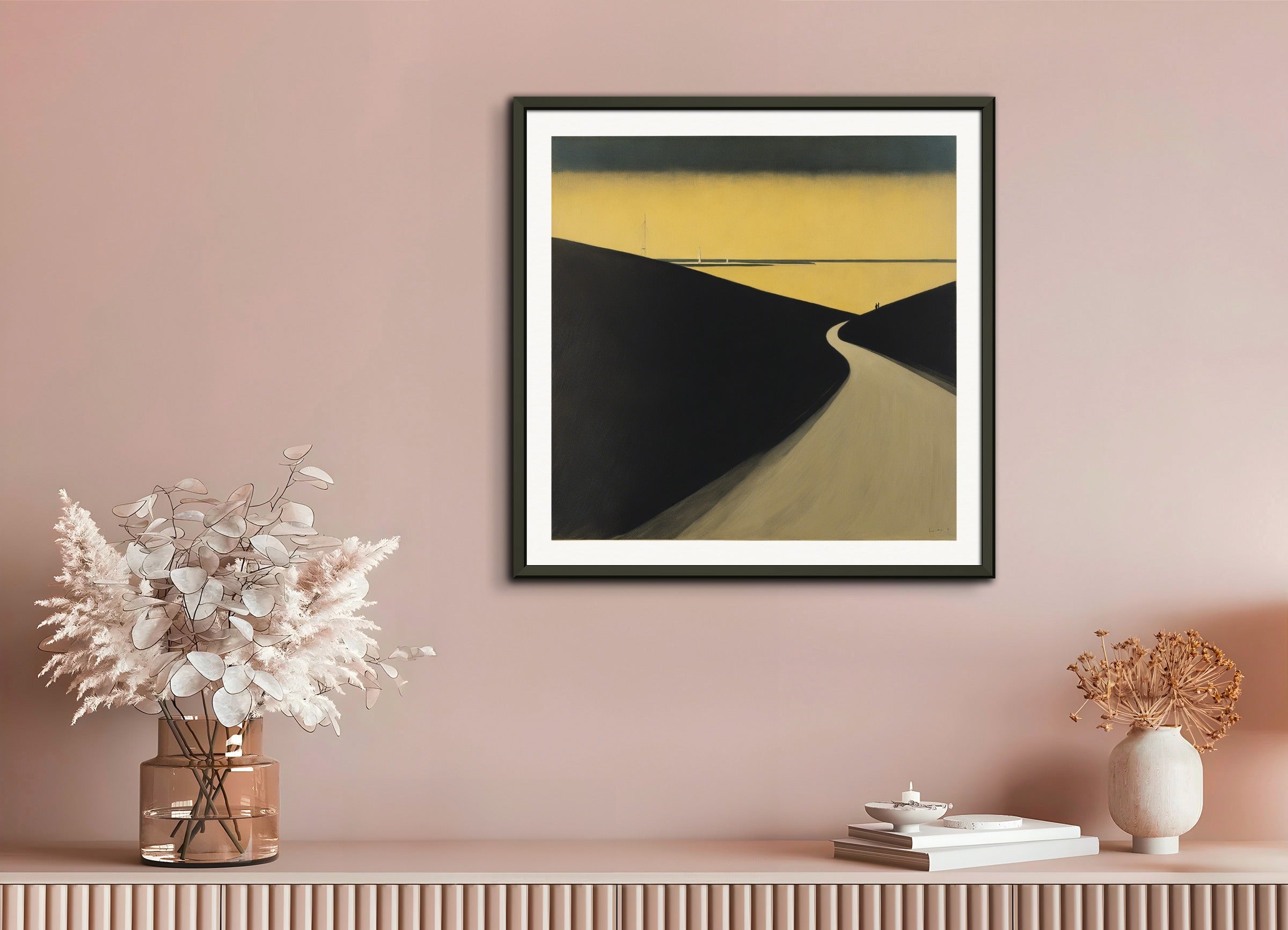 Poster with metal frame: Léon Spilliaert,