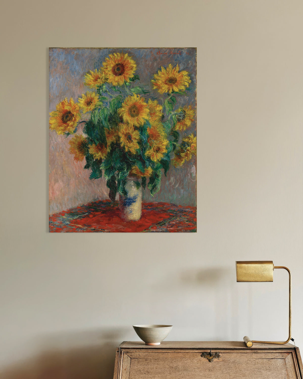 Affiche Bouquet de soleils (1881) de Claude Monet