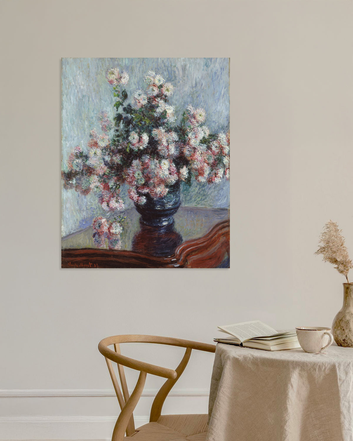Affiche Chrysanthèmes (1882) de Claude Monet