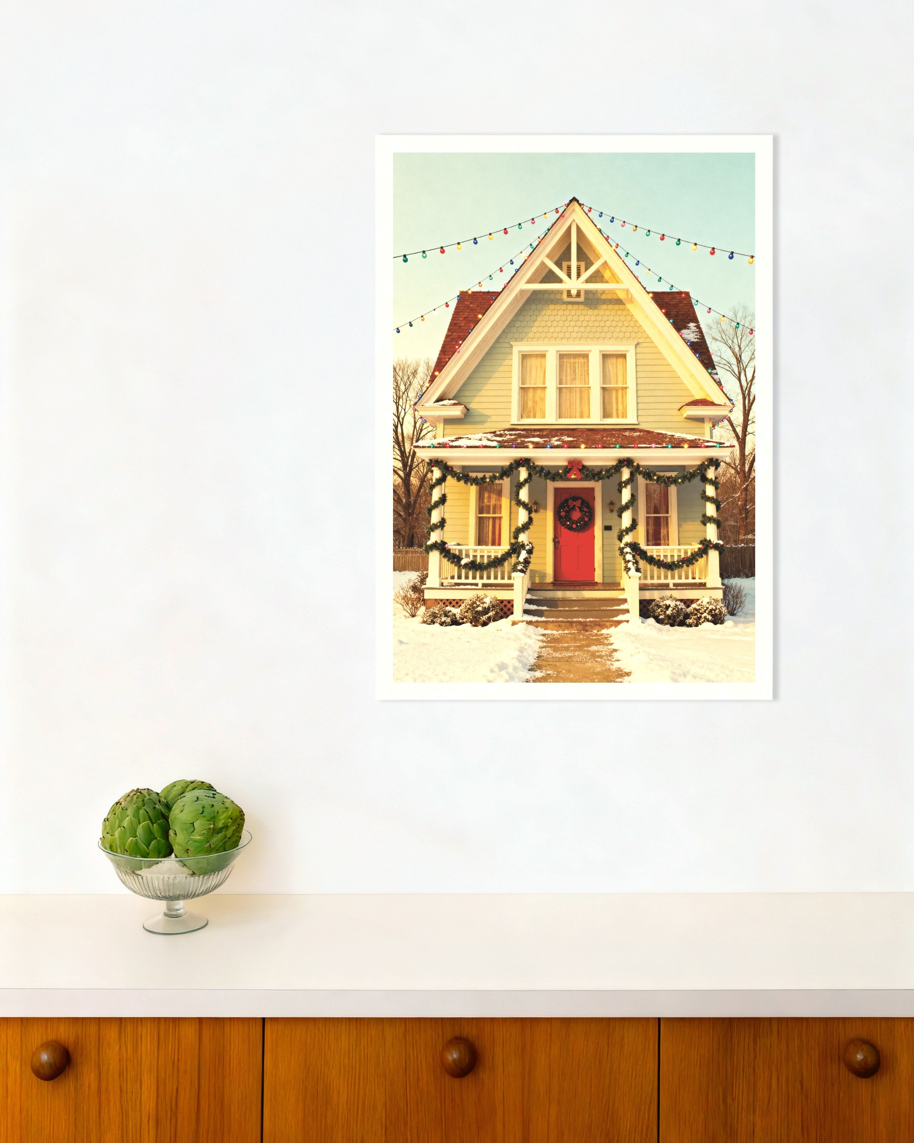 Poster of Cozy Christmas house poster