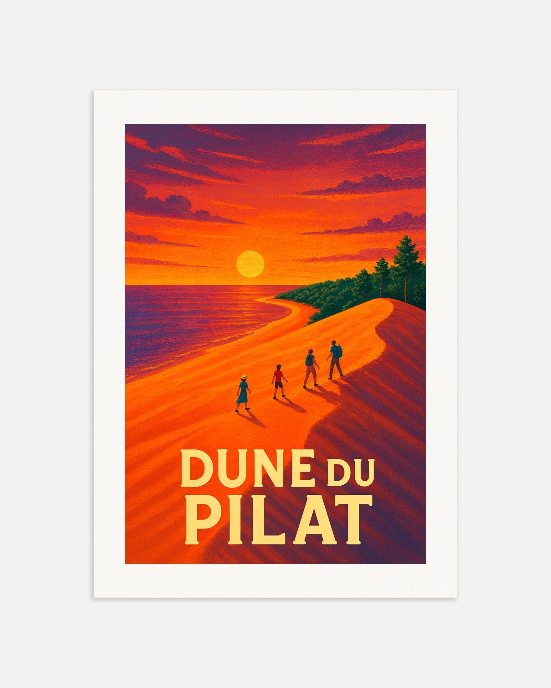 Poster of Dune of Pilat 02, Sunset - Poster, thumbnail