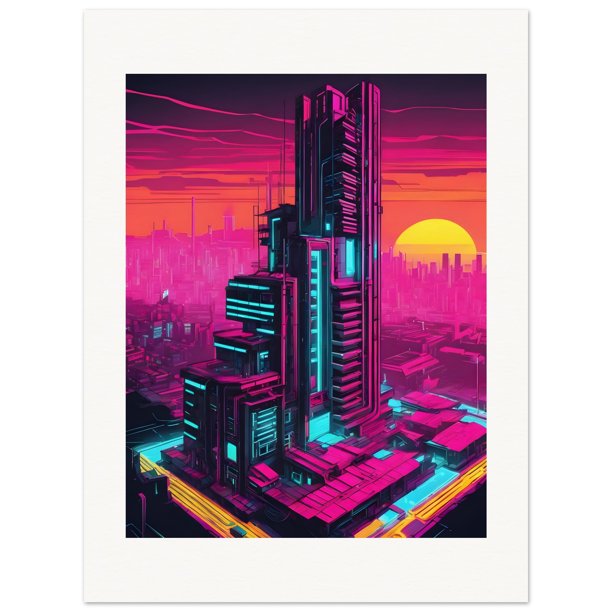 Neon punk, Starlight city - Affiche