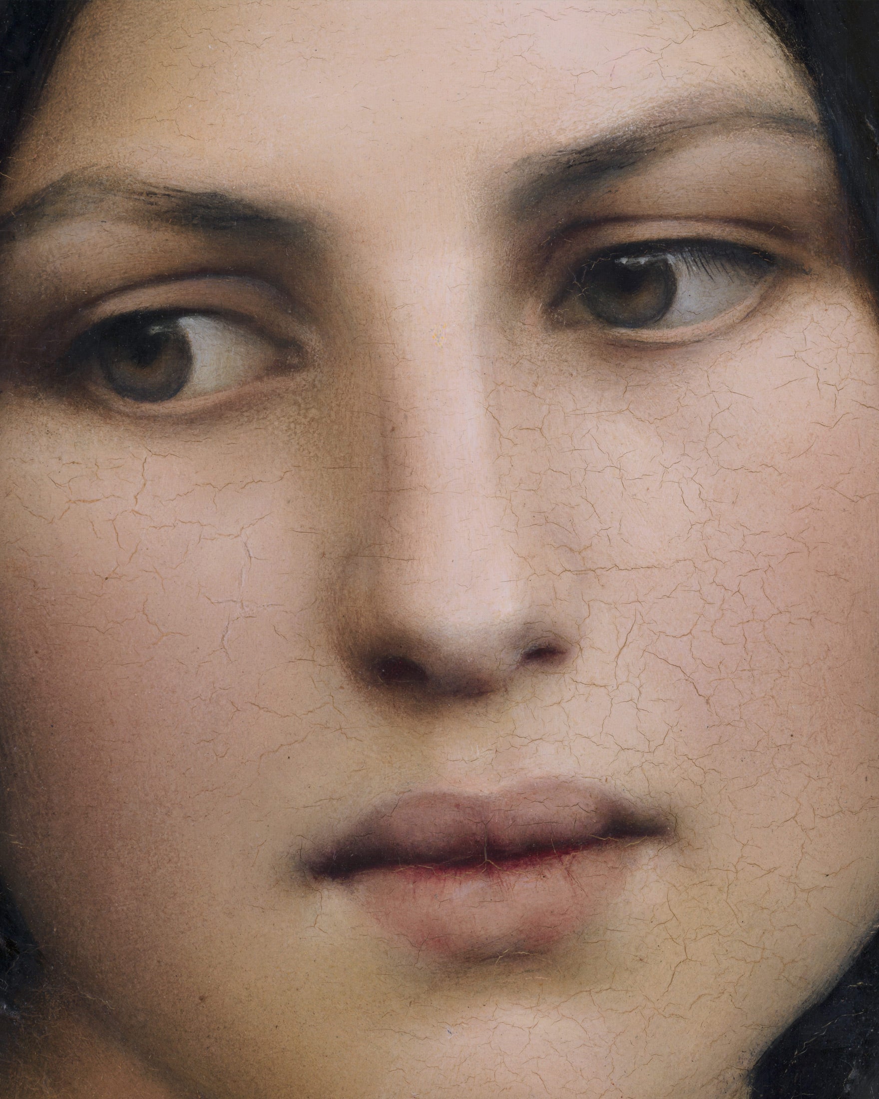 Louis Janmot "Fleur des Champs" Détail du Visage - Affiche