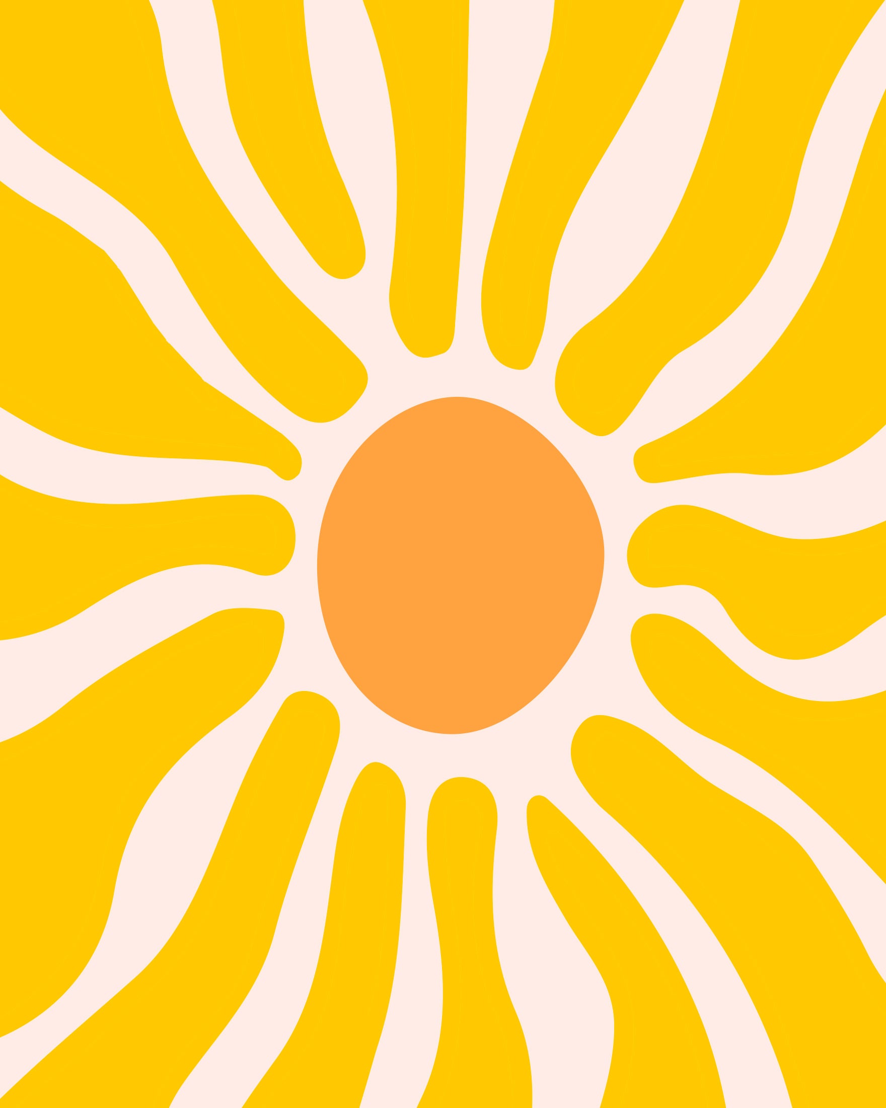 Fleur minimaliste - Affiche