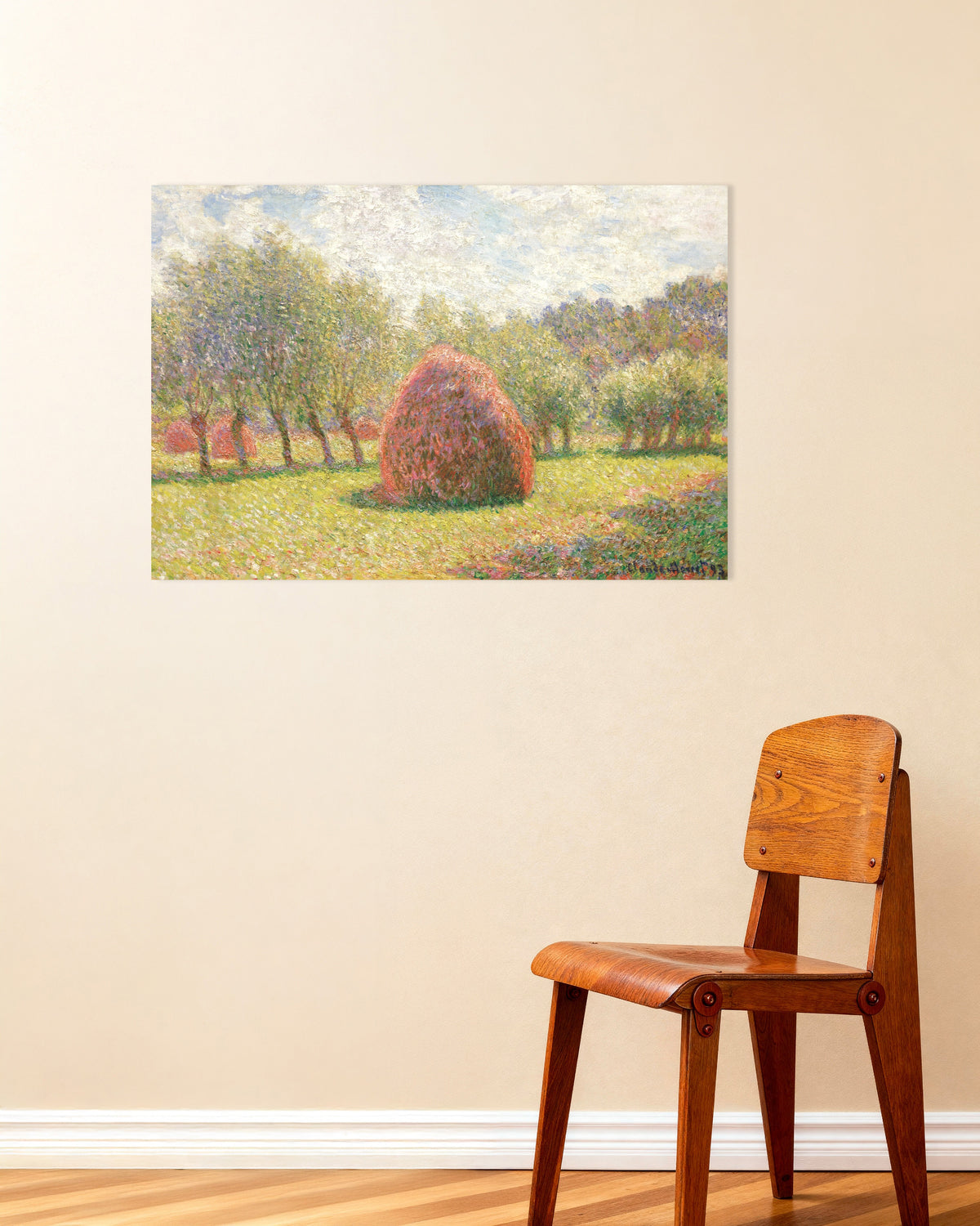 Affiche Meules à Giverny (1893) de Claude Monet