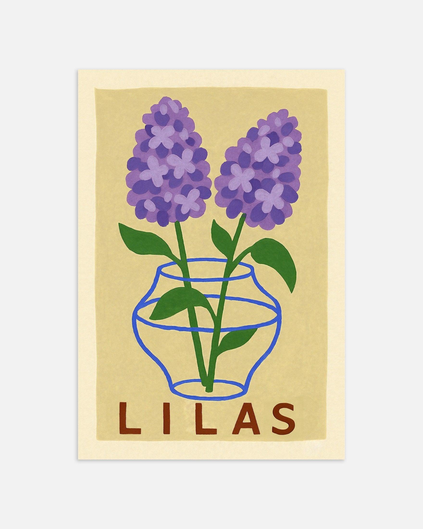 Fleurs de Lilas - Affiche