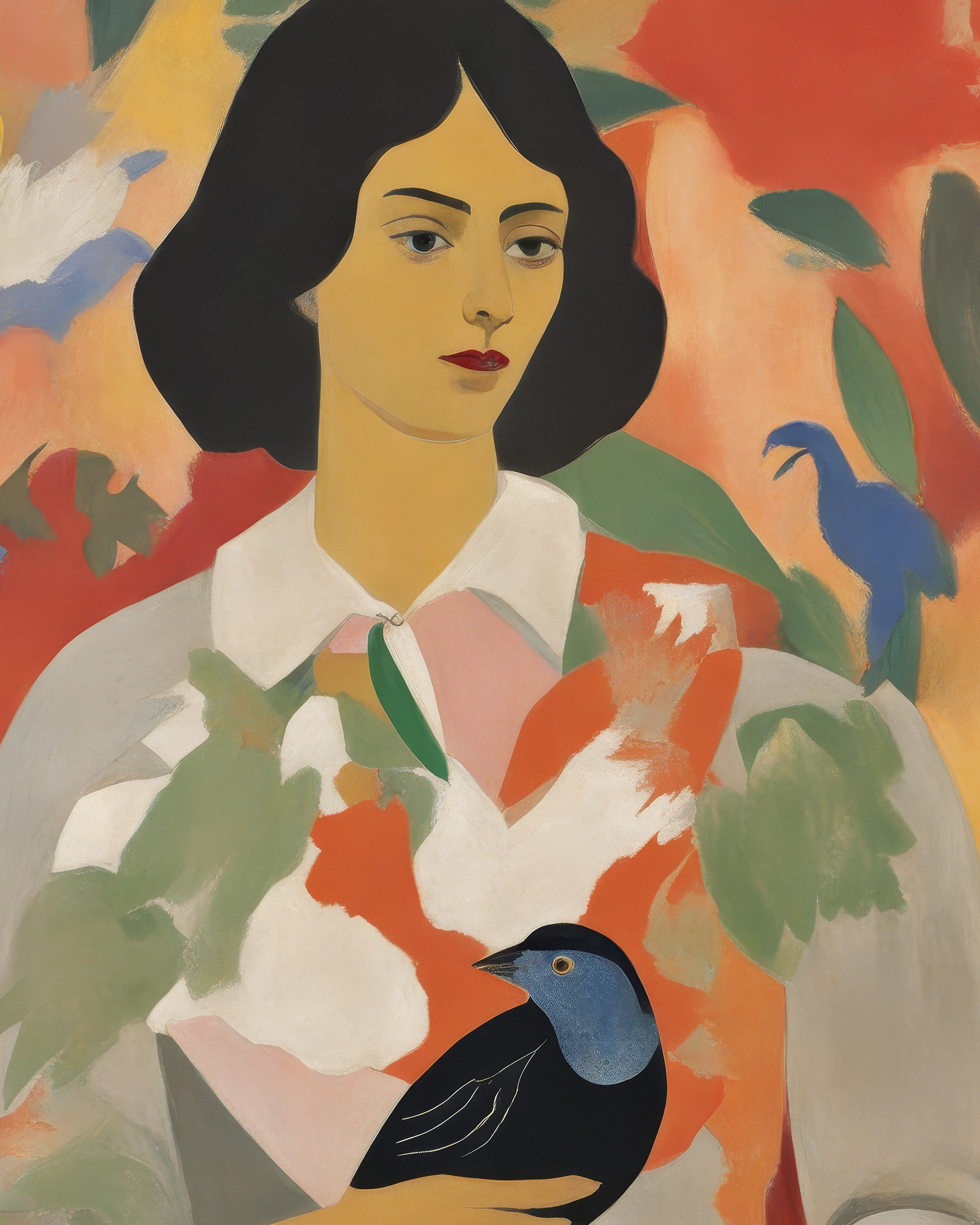 Je te porte dans moi comme un oiseau blessé - Affiche
