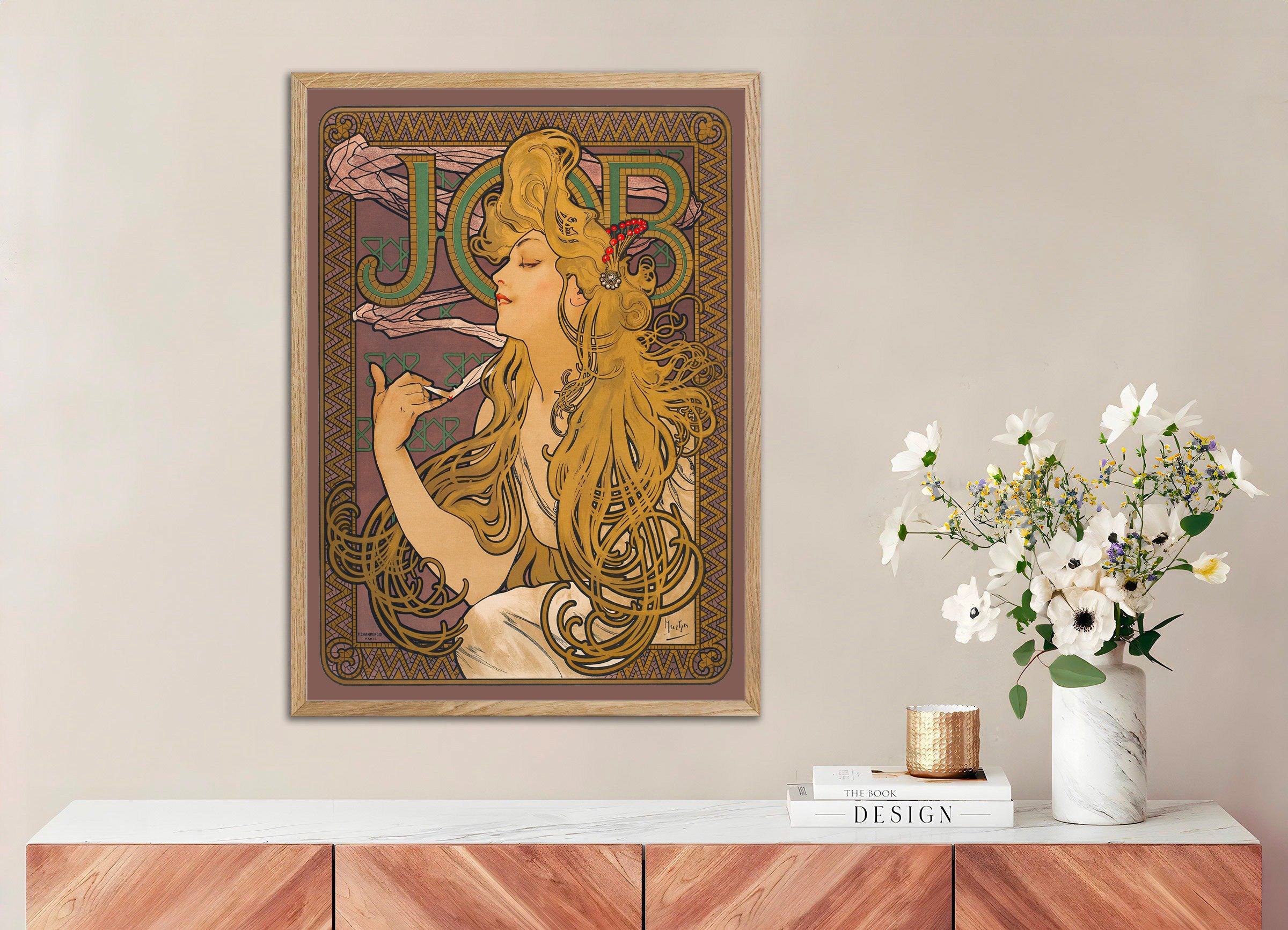Affiche Job Alfons Mucha (1896)