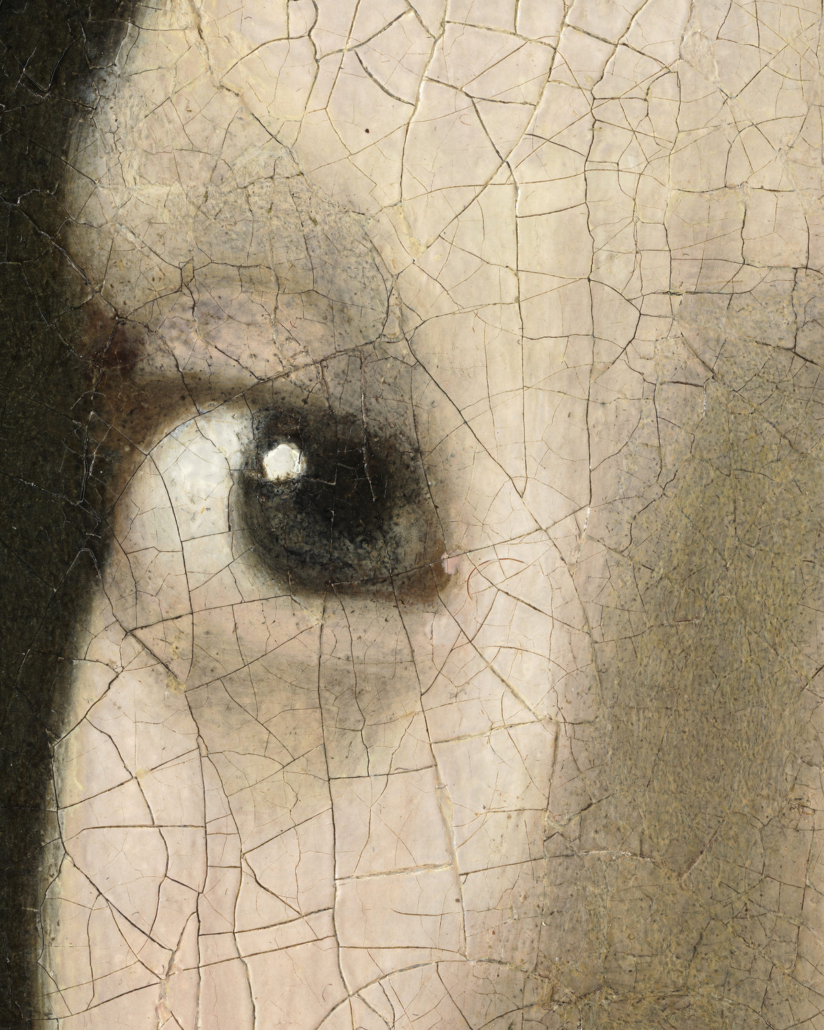Le Regard - Les yeux de la Fille à la perle de Vermeer - Affiche