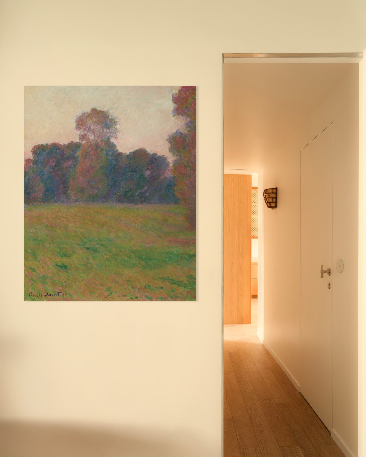 Affiche Prairie à Giverny (1886) de Claude Monet