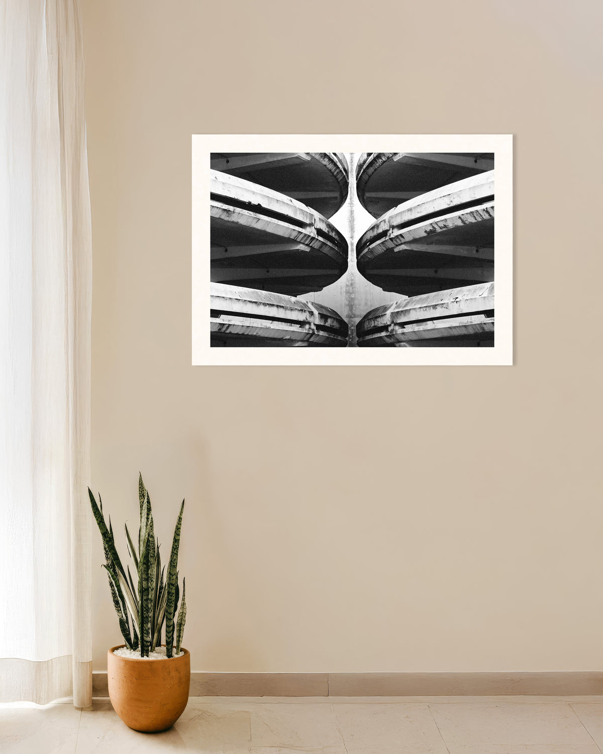Affiche « Rampes de parking en miroir »