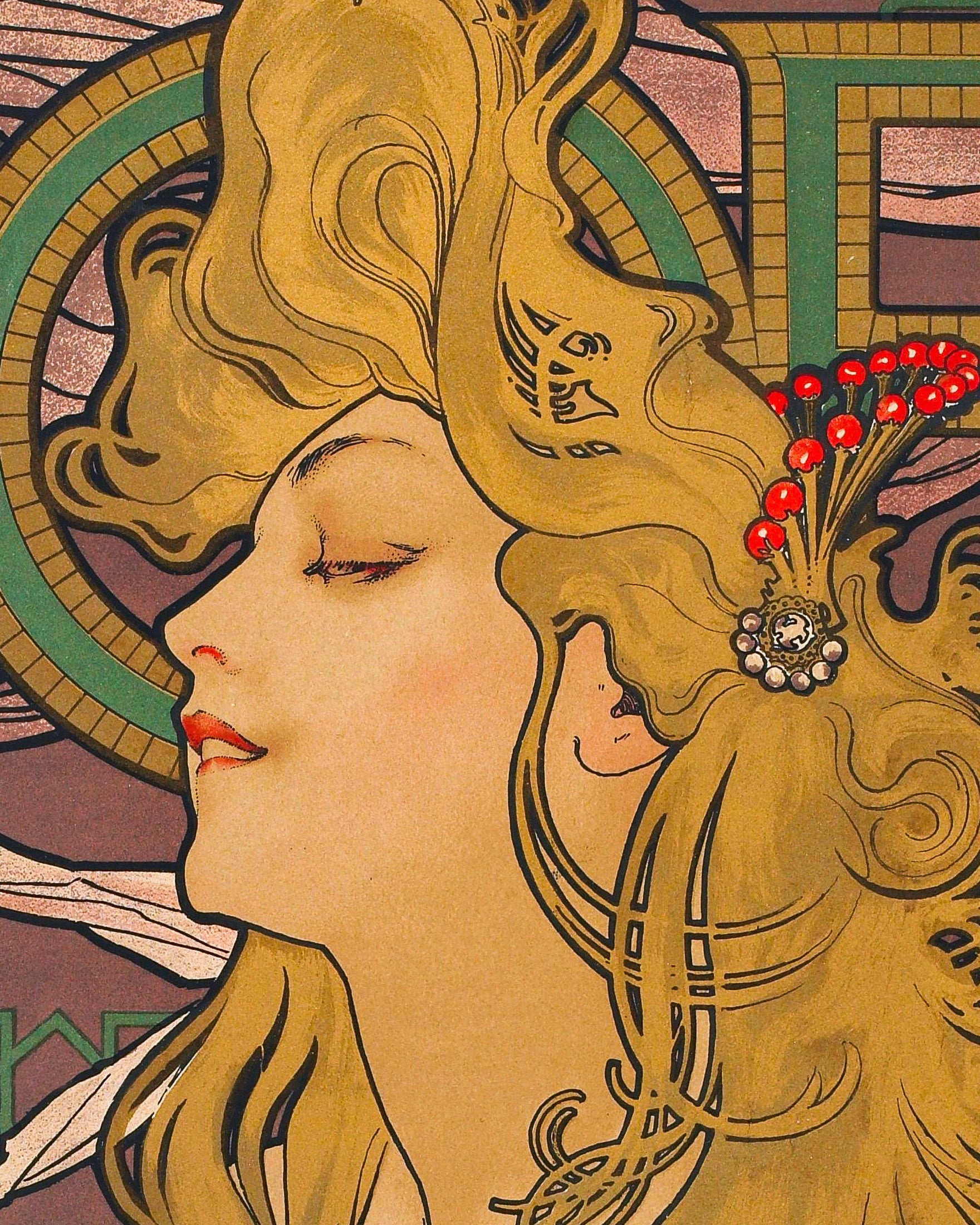 Affiche Job Alfons Mucha (1896)