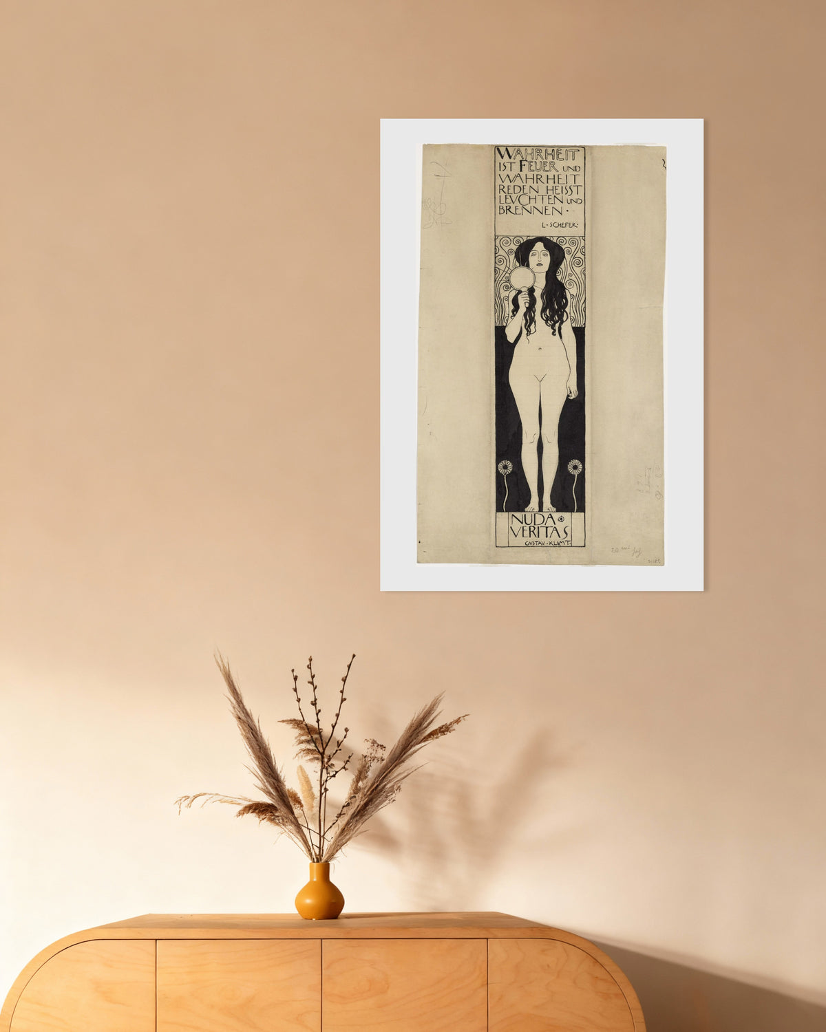 Affiche Nuda Veritas (1898) de Gustav Klimt