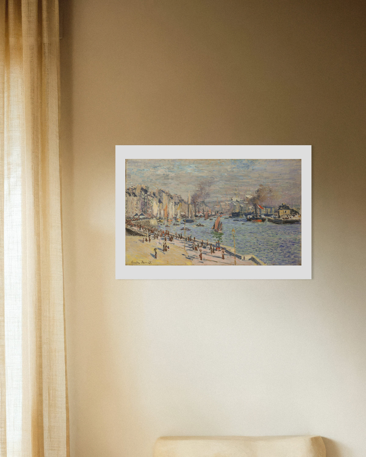 Affiche Le Port du Havre (1874) de Claude Monet