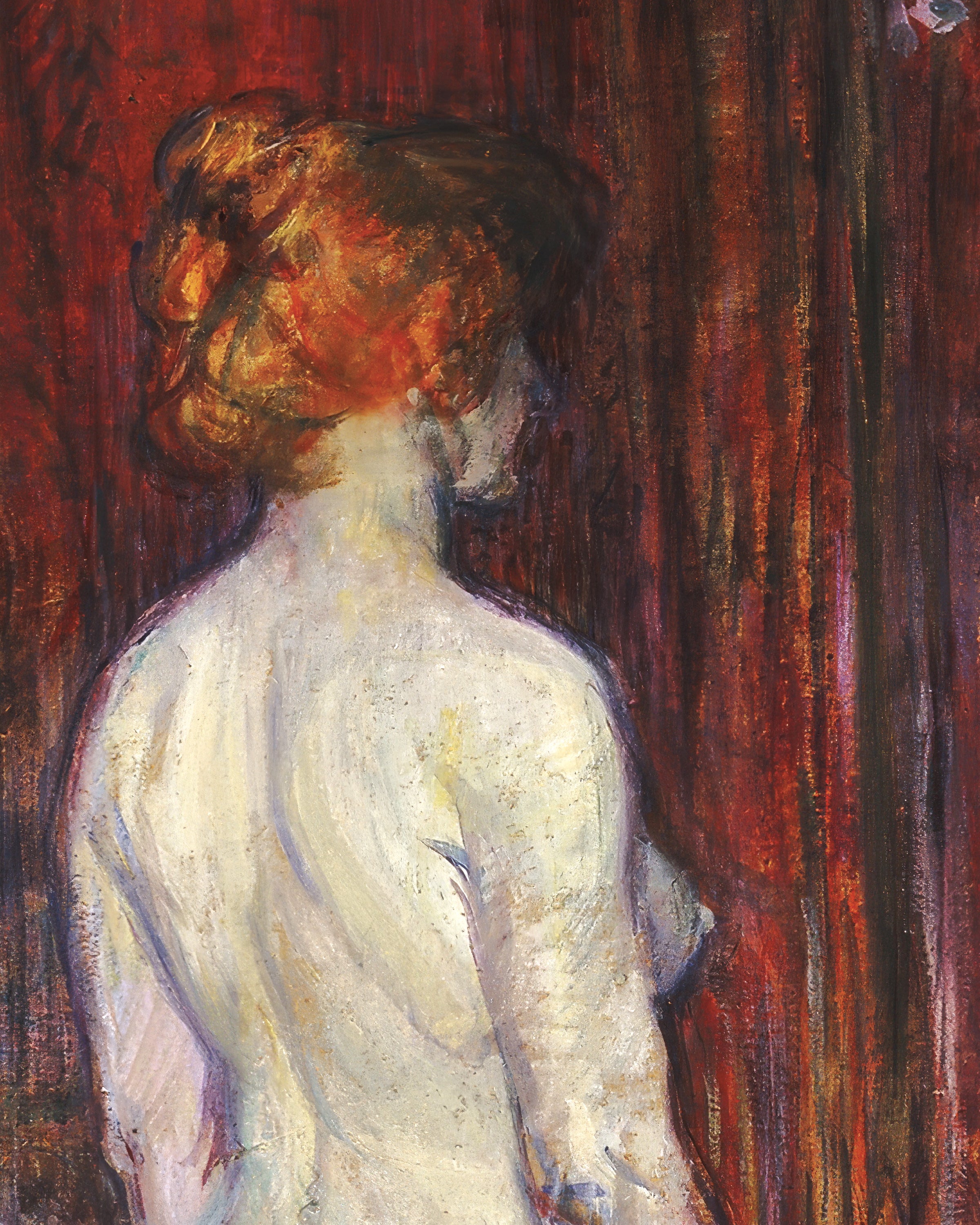 Femme devant un miroir (1897) par Henri de Toulouse-Lautrec Poster