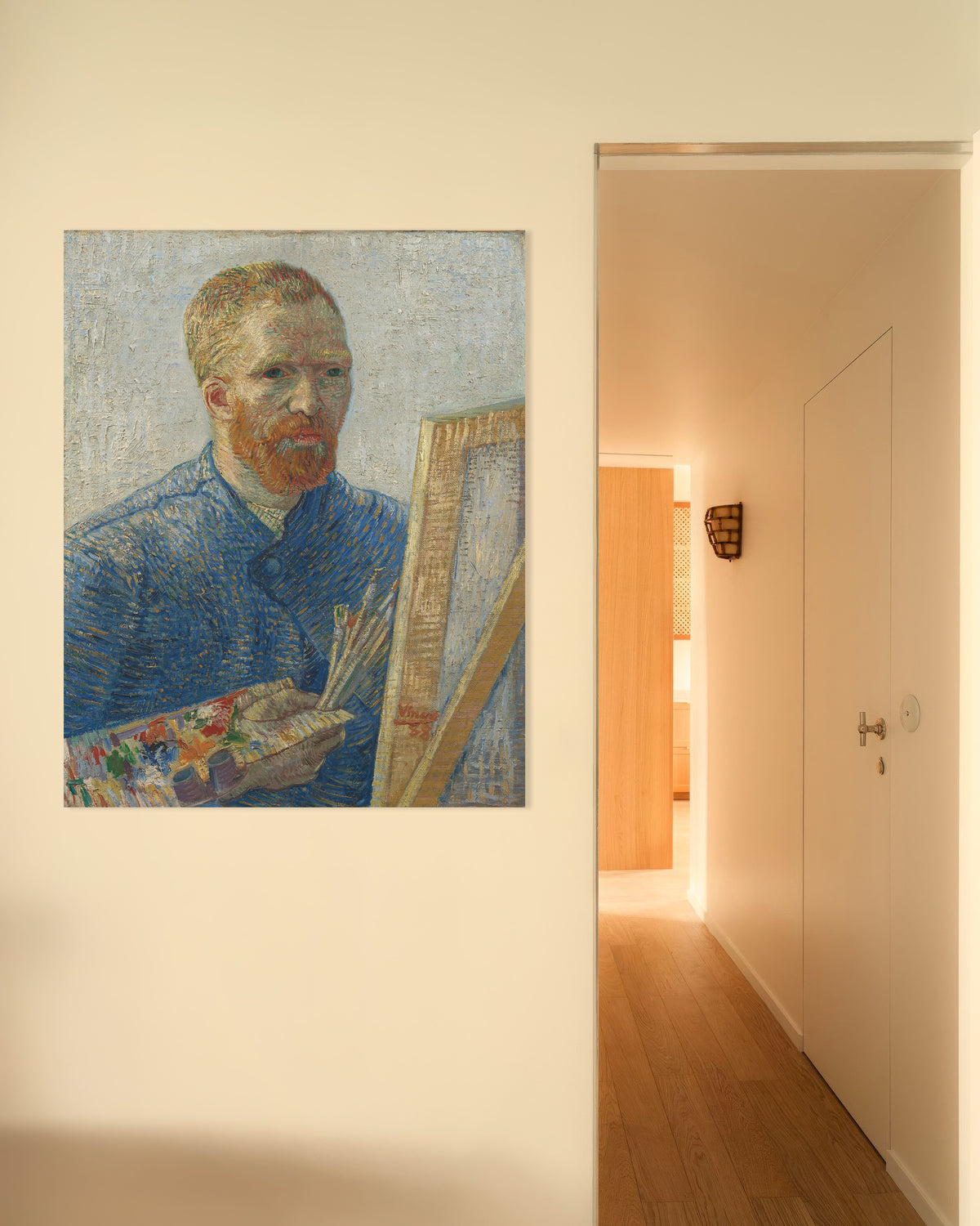 Poster Autoportrait en peintre (1888) de Vincent van Gogh