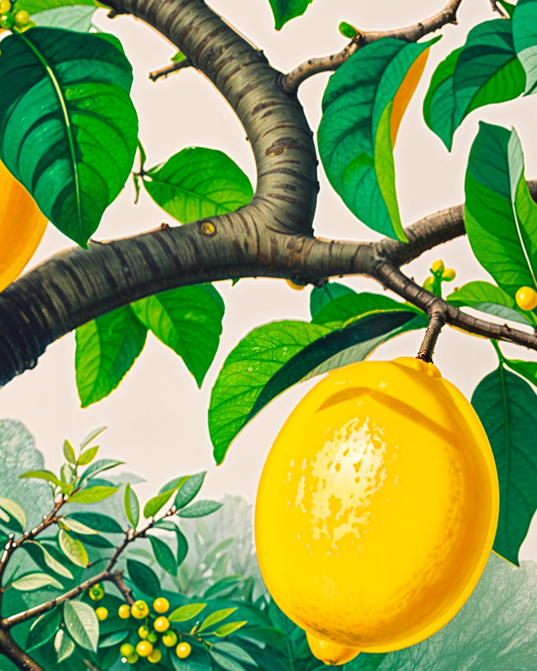 Citrons de Sorrente - Côte Amalfitaine - Affiche