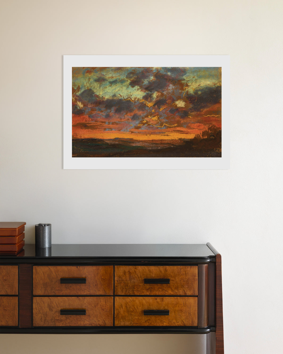 Affiche Coucher de soleil (vers 1868) de Claude Monet