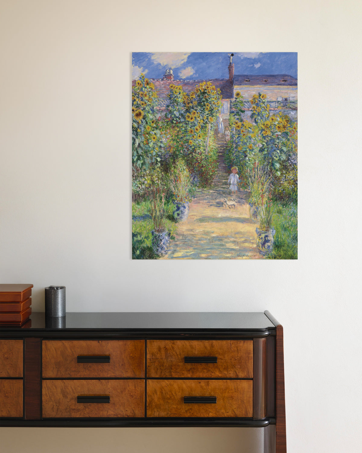 Affiche Le Jardin de l'artiste à Vétheuil (1881) de Claude Monet