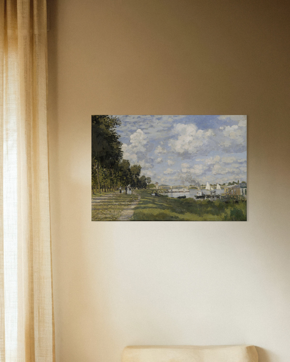 Affiche Le Bassin d'Argenteuil (vers 1872) de Claude Monet