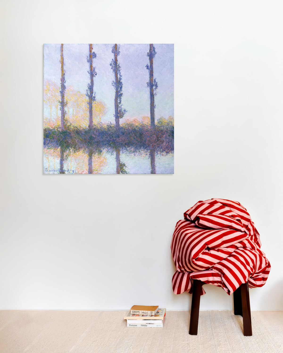 Affiche Les Quatre Arbres (1891) de Claude Monet