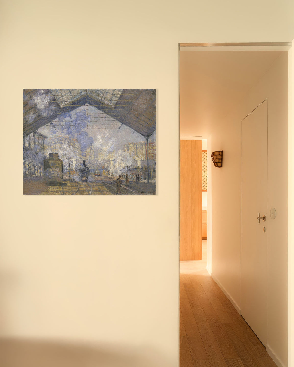 Affiche La Gare Saint-Lazare (1877) de Claude Monet