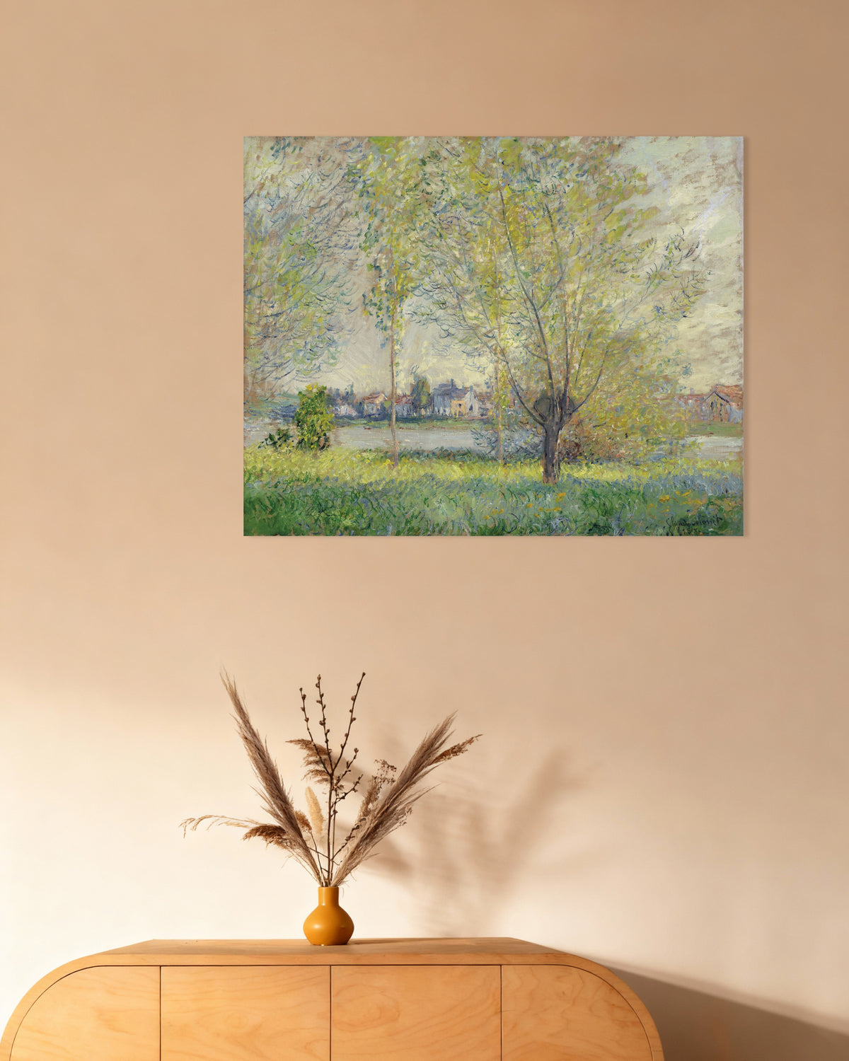 Affiche Les Saules (1880) de Claude Monet