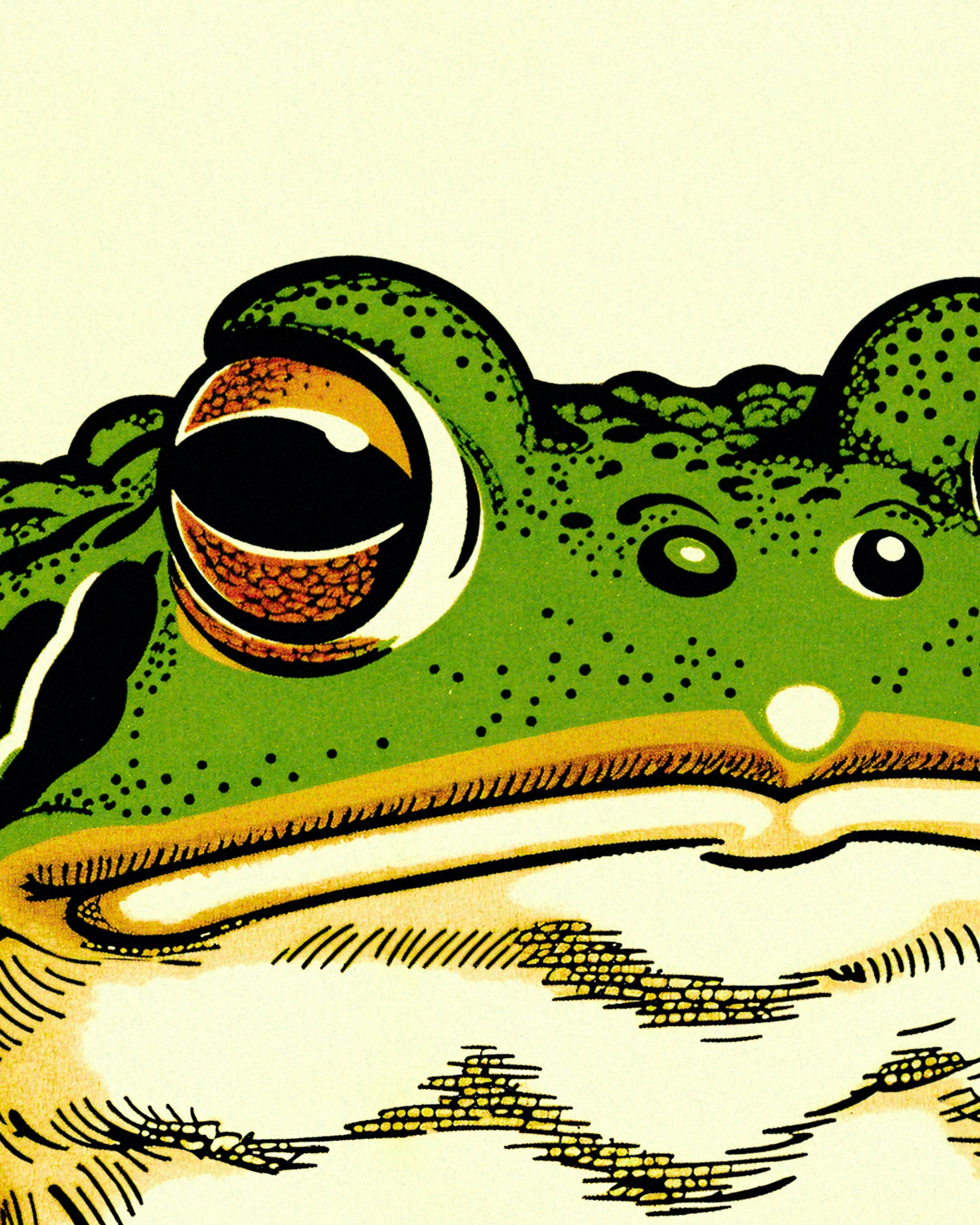 Crapaud japonais 01 - Affiche