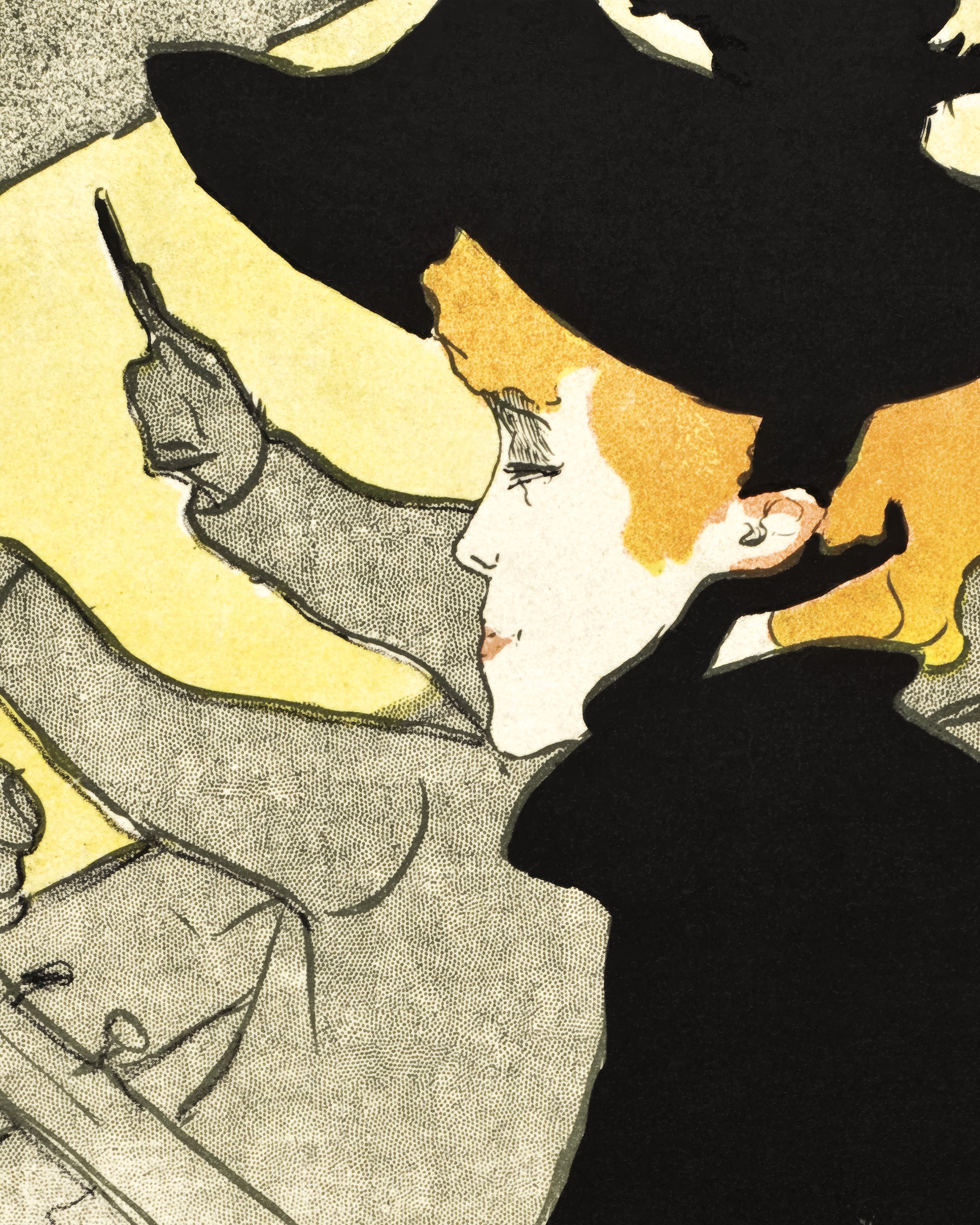 Poster Divan Japonais (vers 1892–1893) par Henri de Toulouse-Lautrec