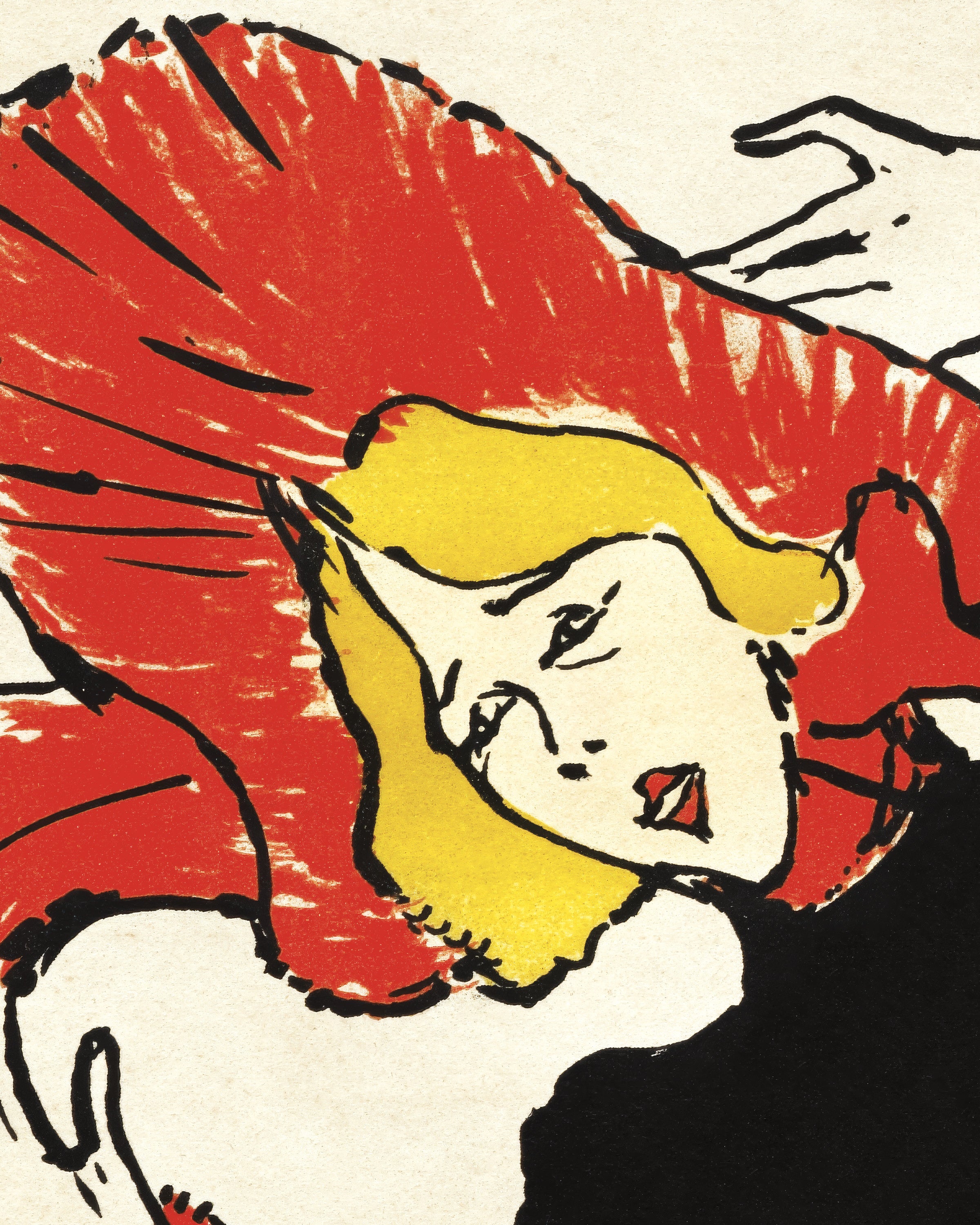 Jane Avril (1899) par Henri de Toulouse-Lautrec Poster