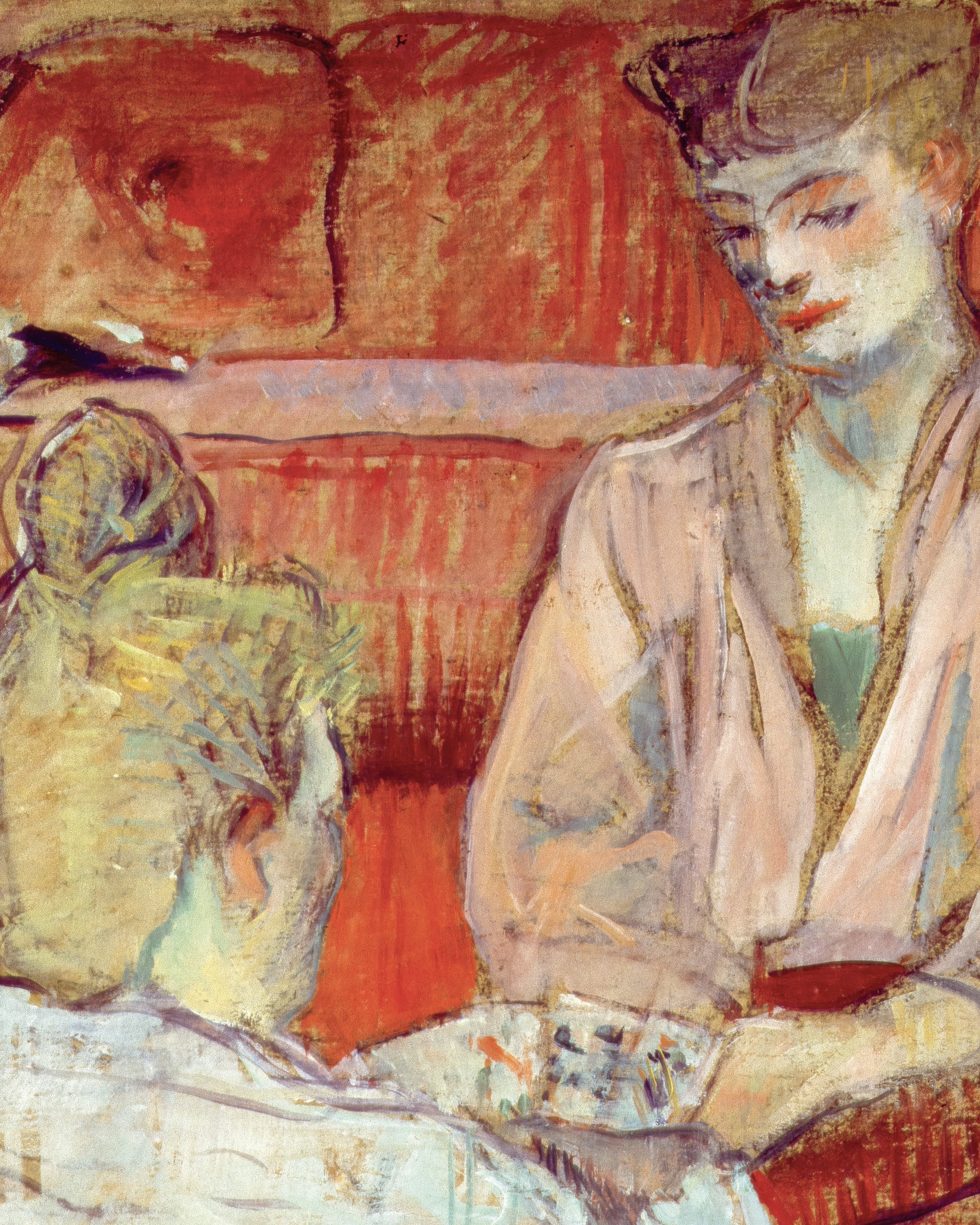Les joueurs de cartes par Henri de Toulouse-Lautrec, 1893 - Poster