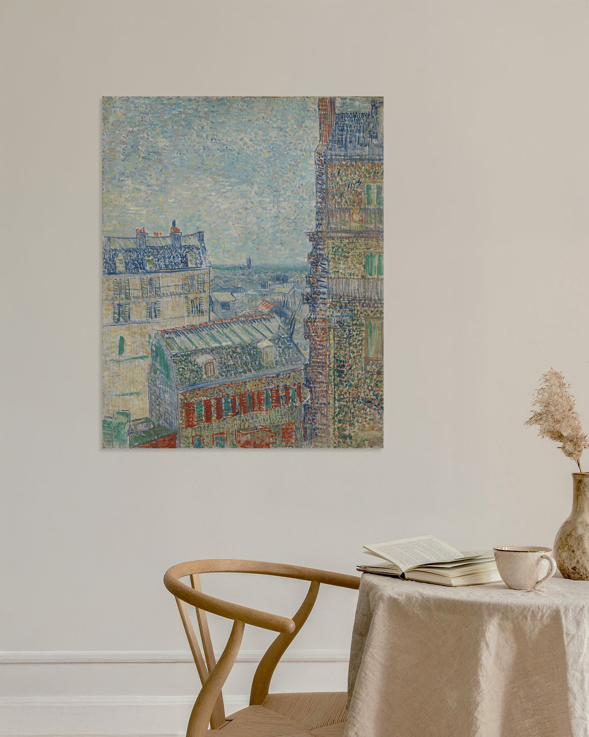 Poster Vue depuis l’appartement de Theo (1887) de Vincent van Gogh