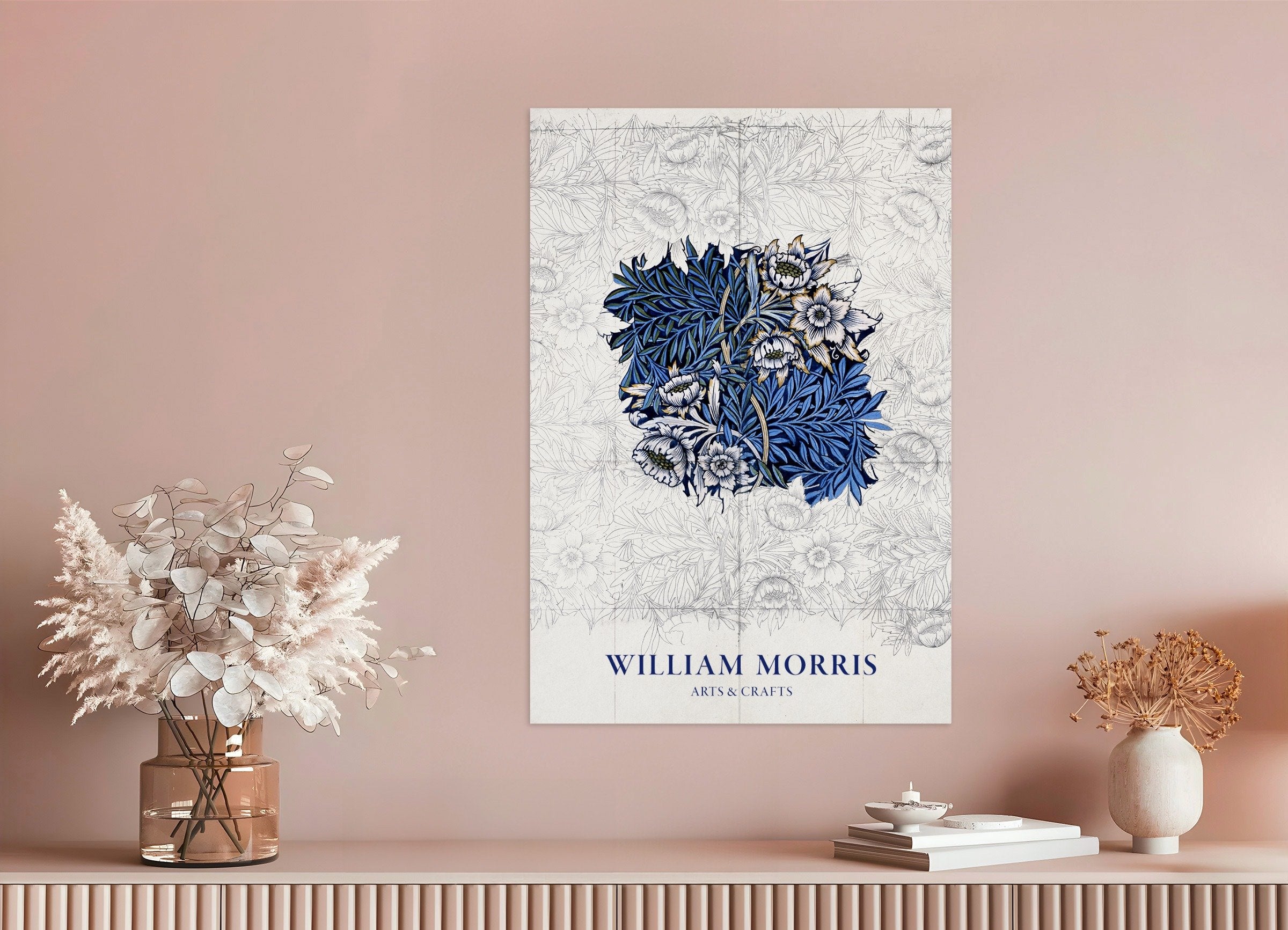 Poster of William Morris, preparatory work