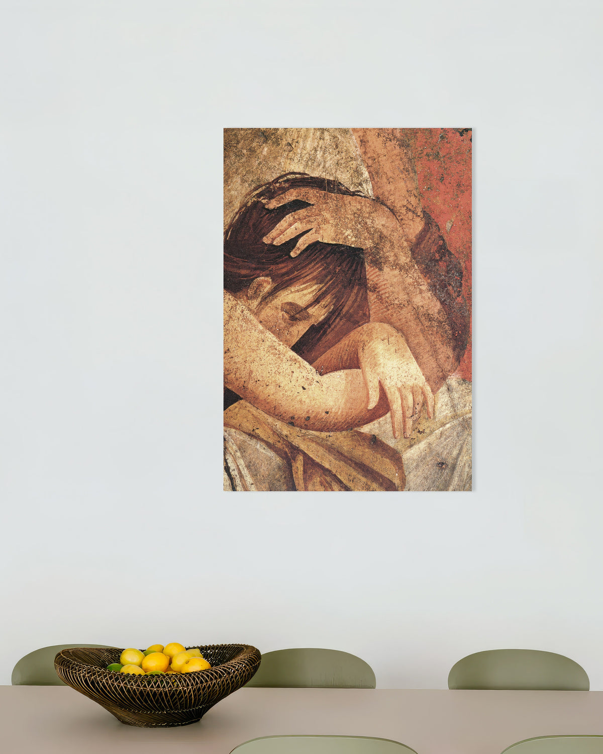 Poster de Femme réconfortant une initiée - Villa des Mystères de Pompéi