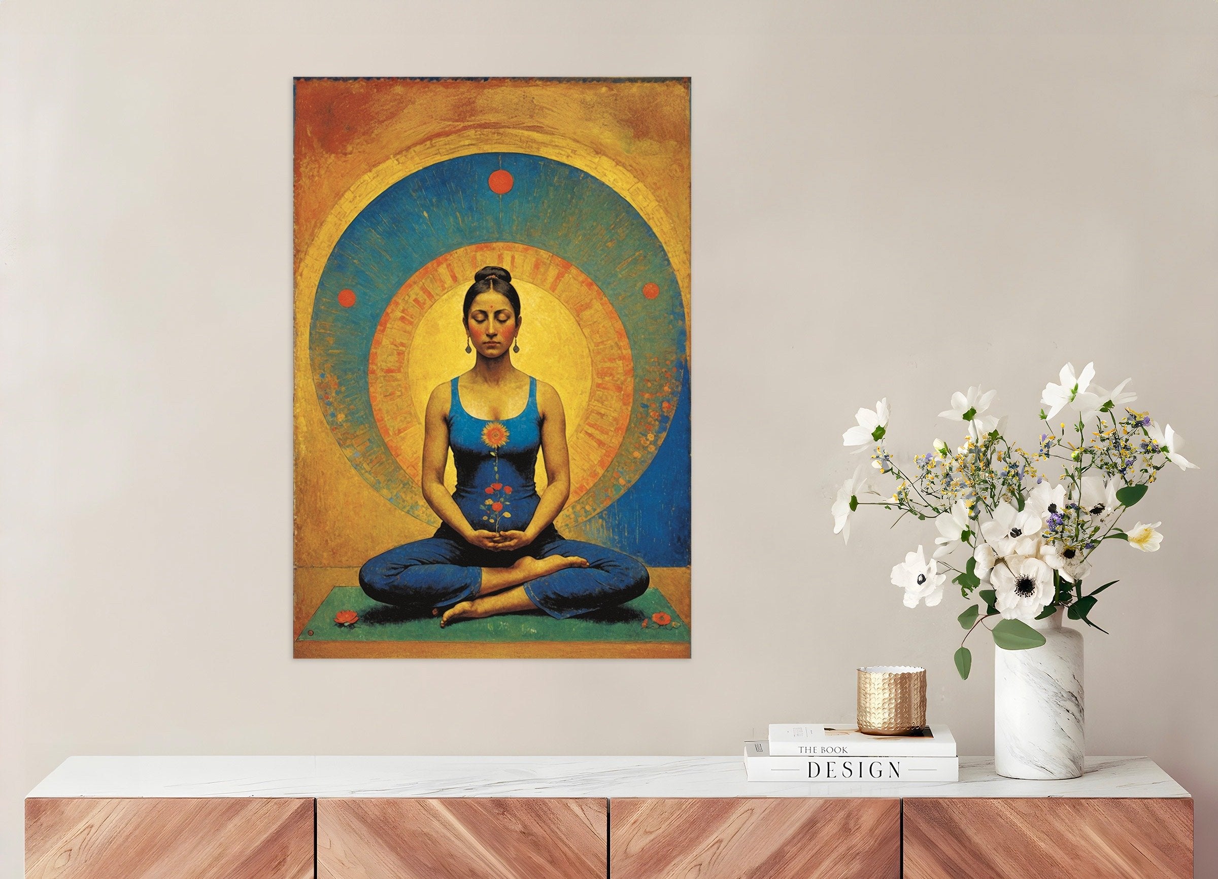 Poster of Zen Meditation Poster – Inner Balance Wall Art