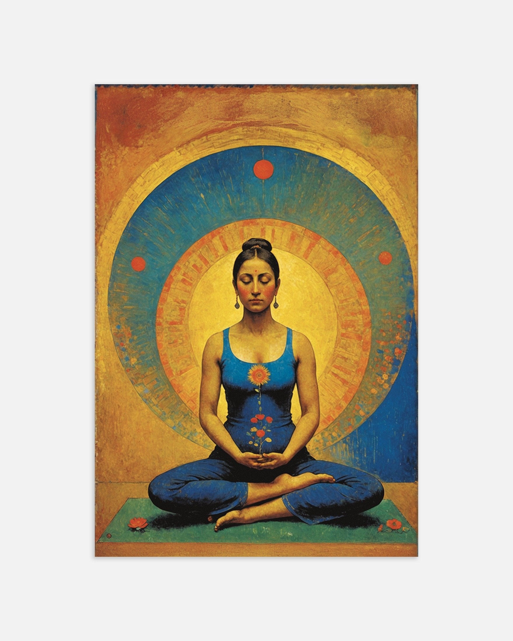 Poster of Zen Meditation Poster – Inner Balance Wall Art, thumbnail