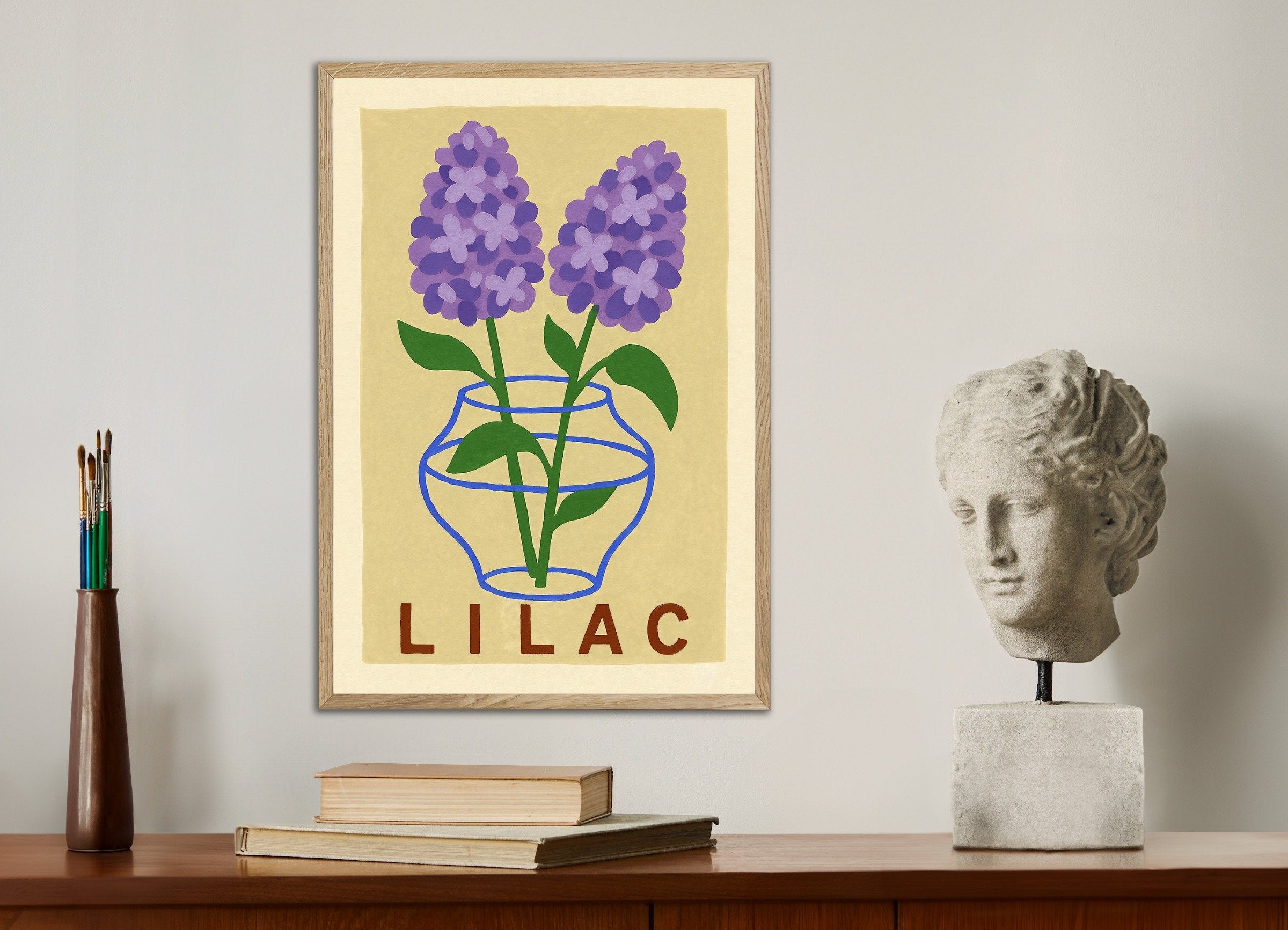 Fleurs de Lilas - Affiche
