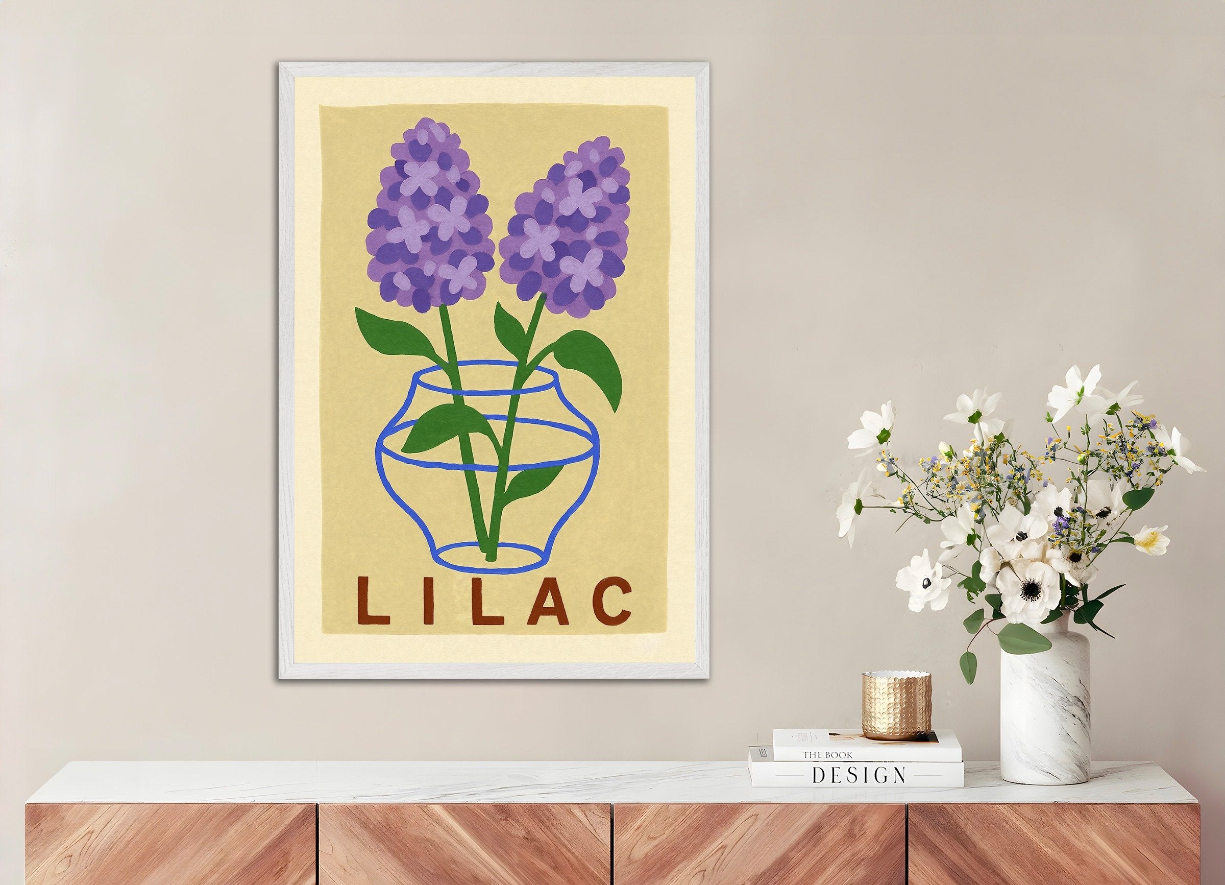 Fleurs de Lilas - Affiche
