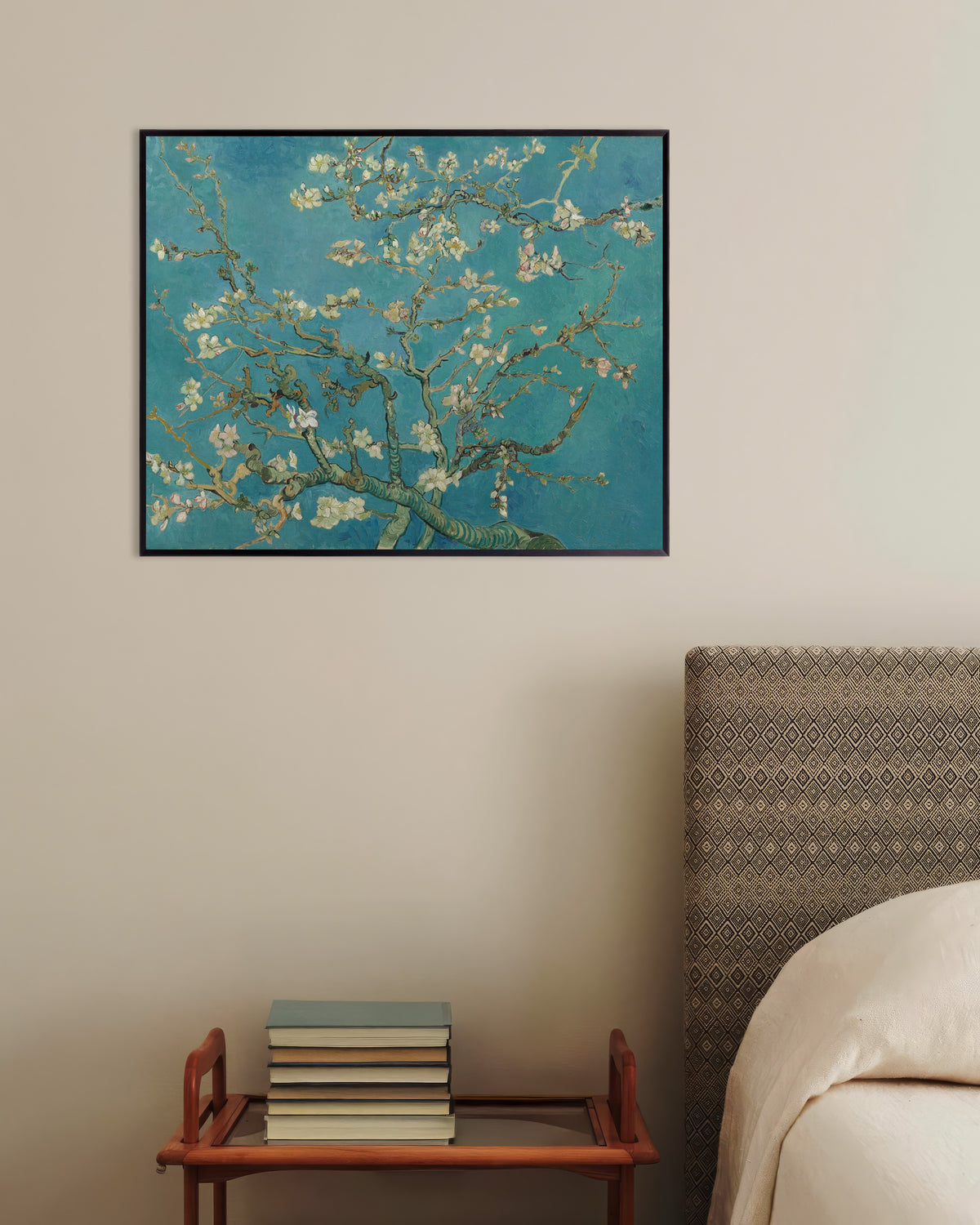 Poster de Fleurs d’amandier (1890) de Vincent van Gogh, avec un cadre en métal