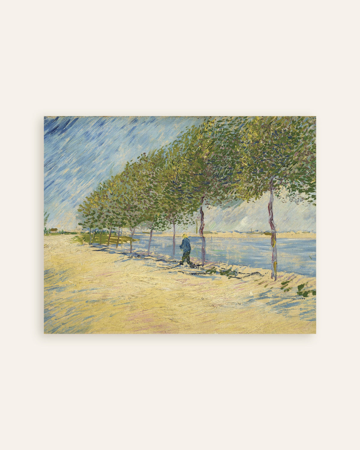 Poster Le long de la Seine (1887), de Vincent van Gogh, en miniature