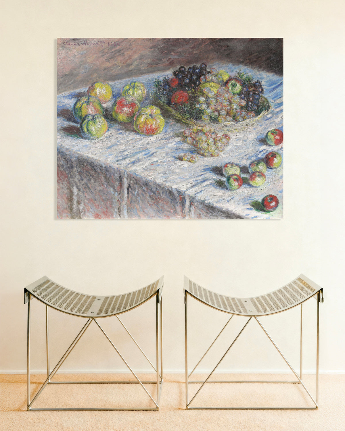 Affiche Pommes et raisins (1880) de Claude Monet