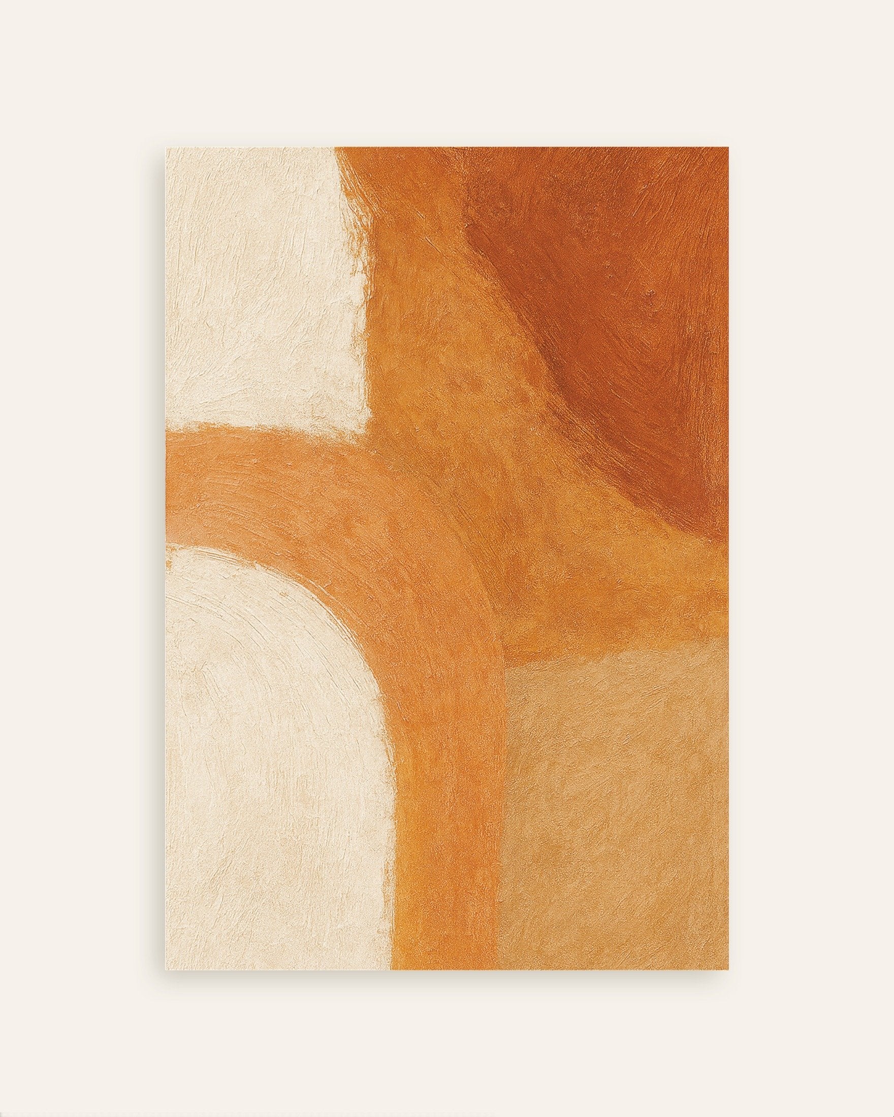 Poster of Autumnal Vibes – textured abstract poster in warm tones, thumbnail